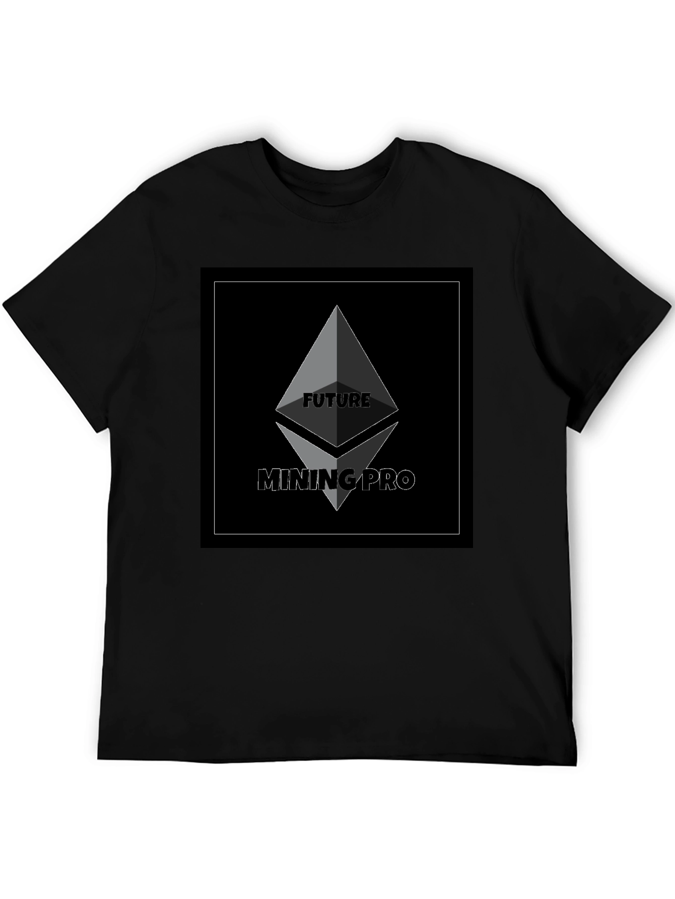 Black Future Mining Pro Black T-Shirt view 5