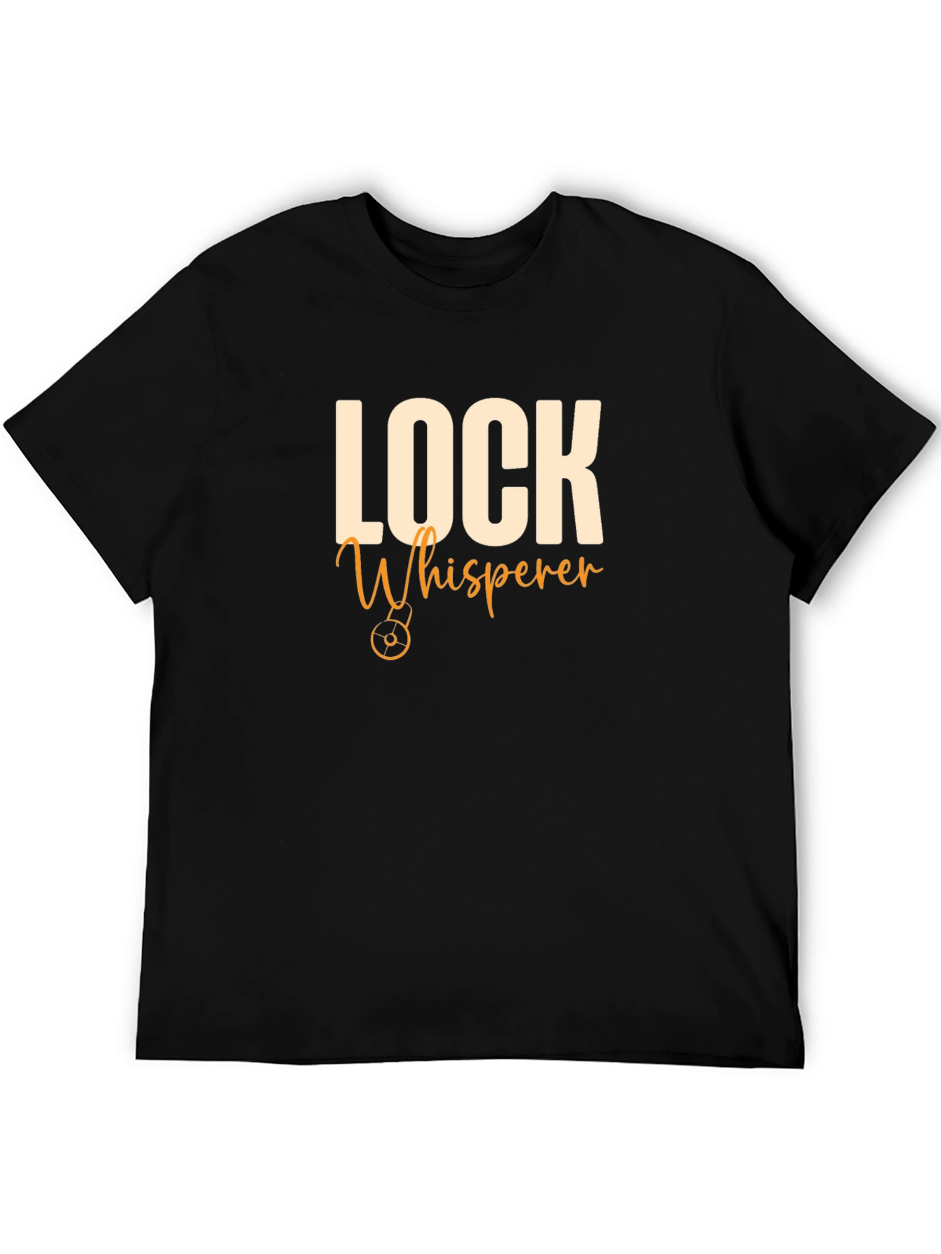 Black Lock Whisperer T-Shirt - Funny Gift For Locksmiths view 5