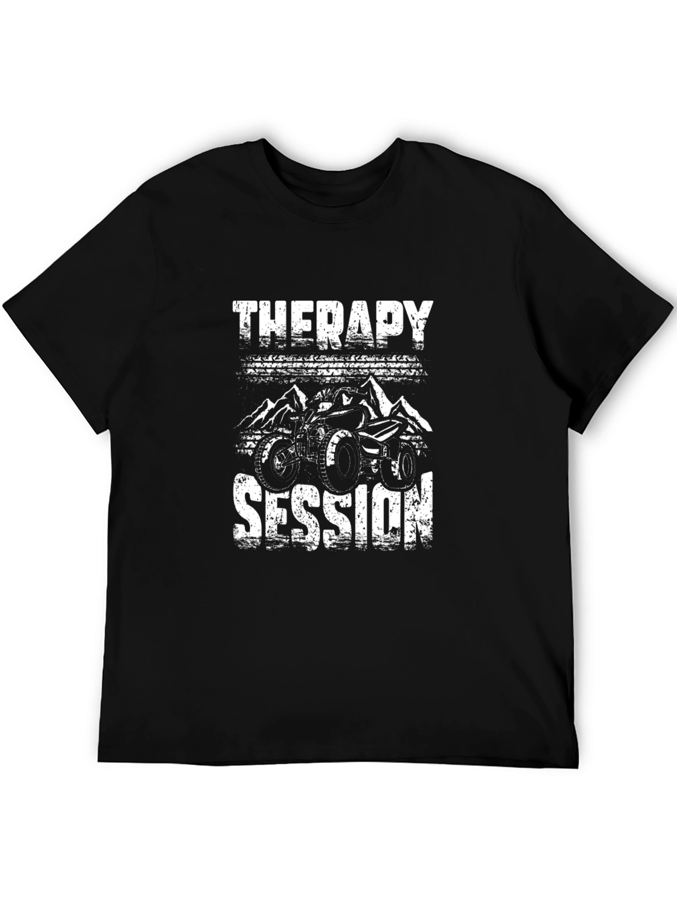 Black Therapy Session ATV T-Shirt view 5