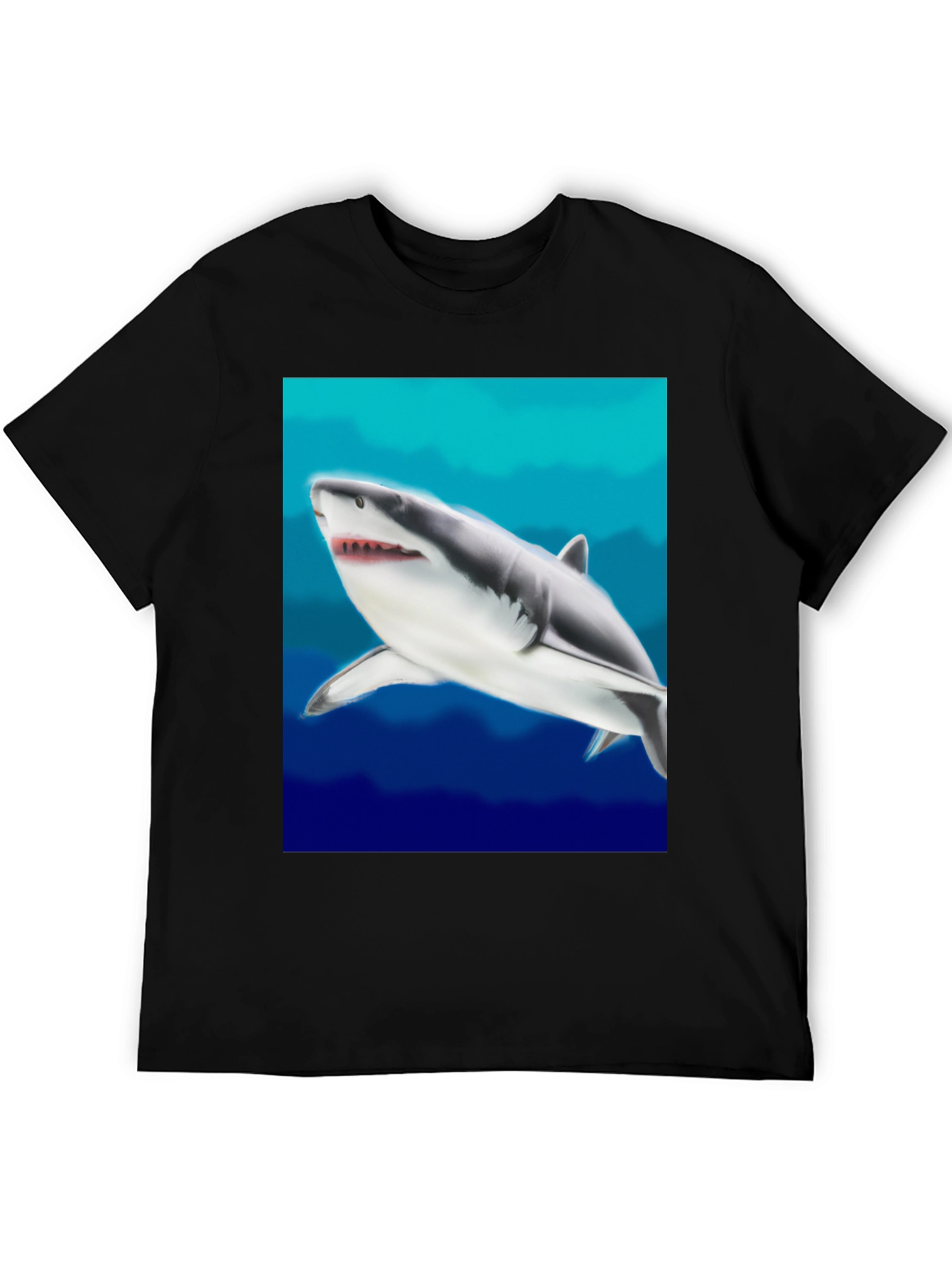 Black Shark Graphic Tee - Ocean Lover's Apparel view 5