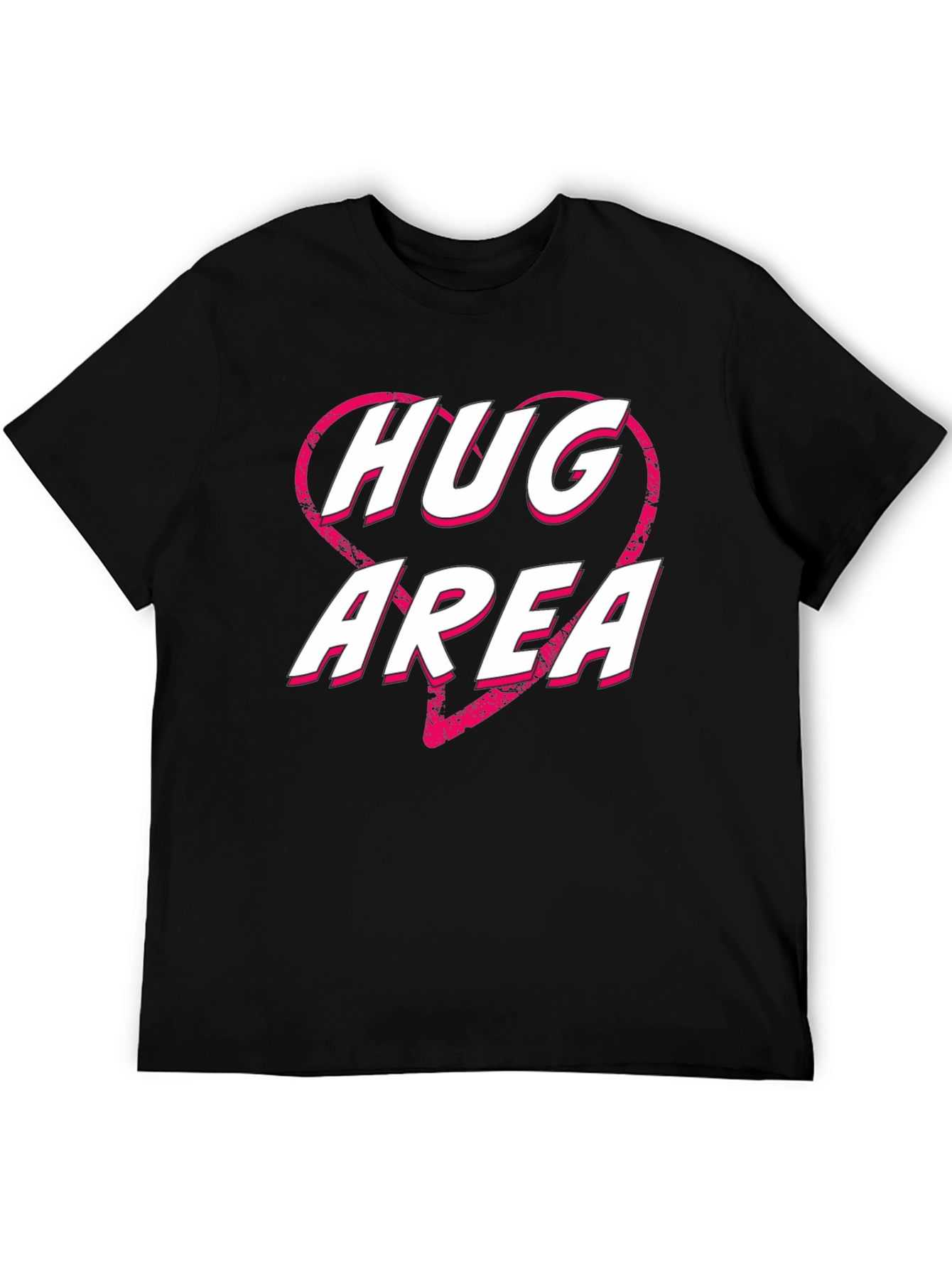 Black Hug Area Graphic Tee view 5
