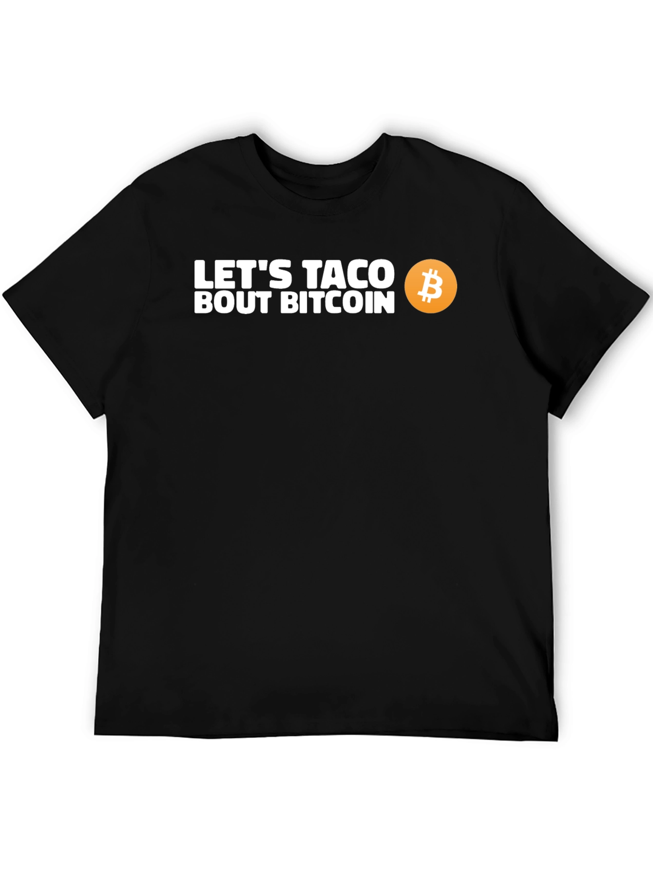 Black Let's Taco Bout Bitcoin T-Shirt - Crypto Tee view 5