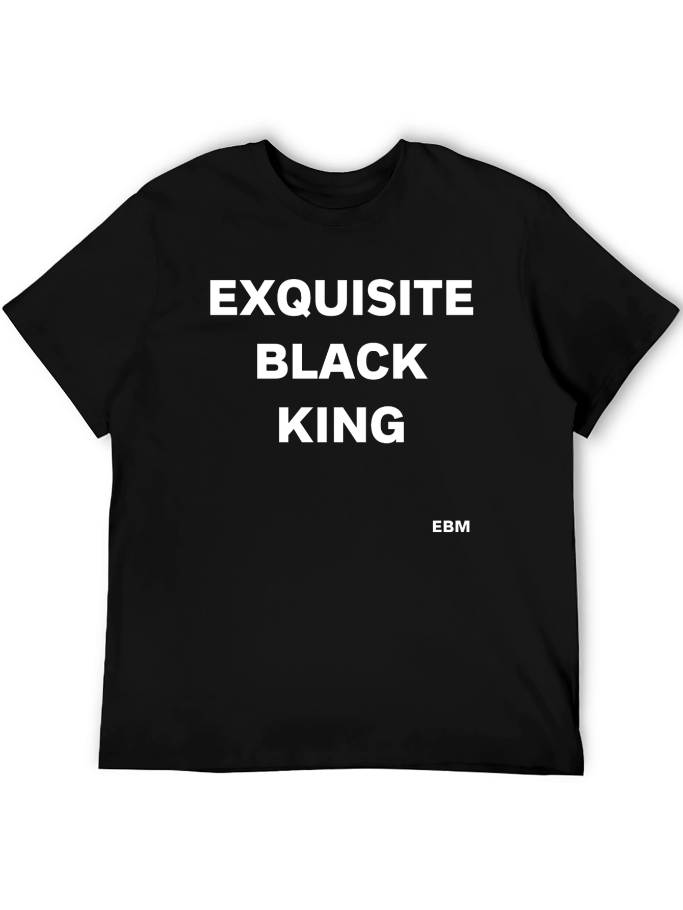Black Exquisite Black King Graphic Tee view 5