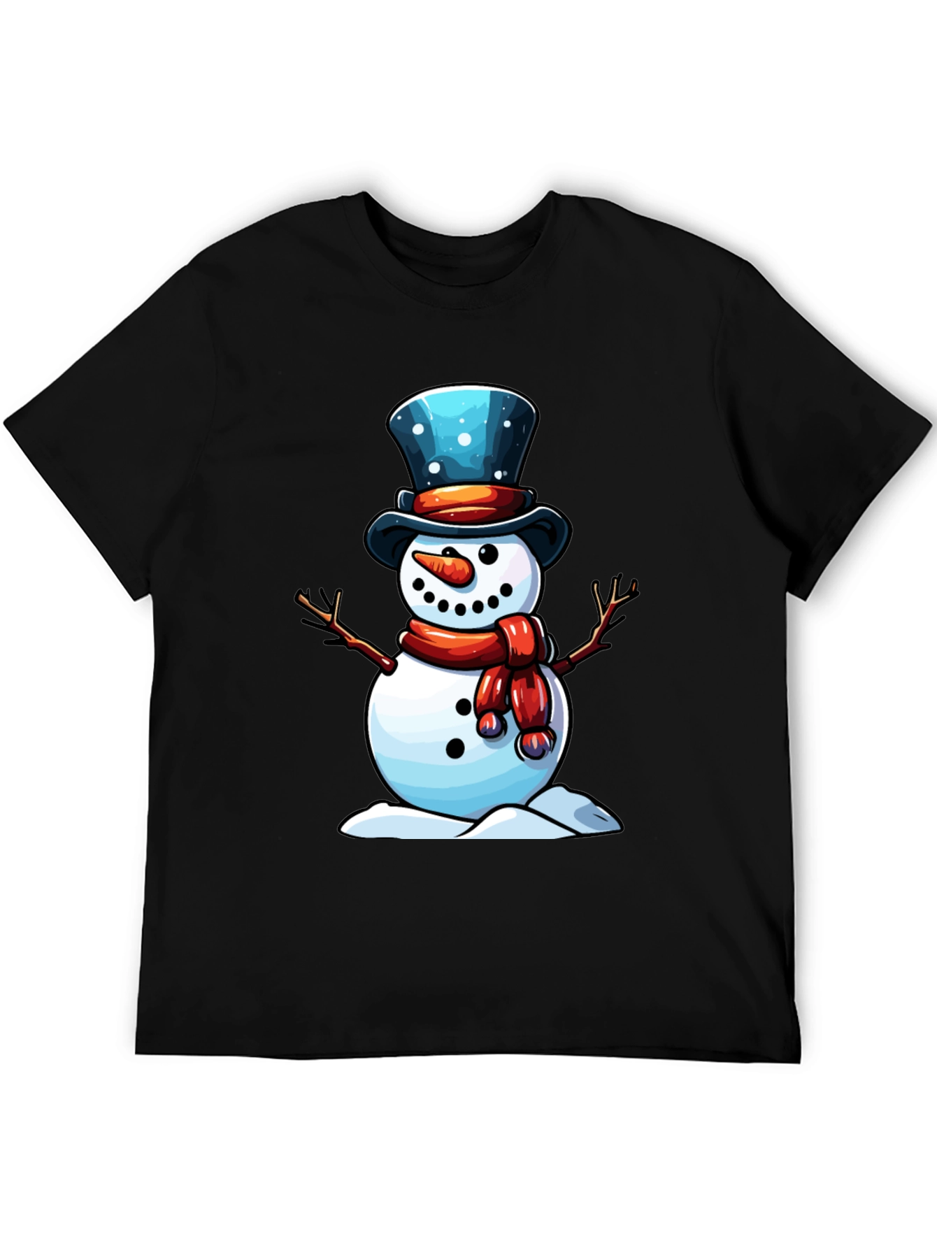 Festive Snowman Graphic Tee - 5
