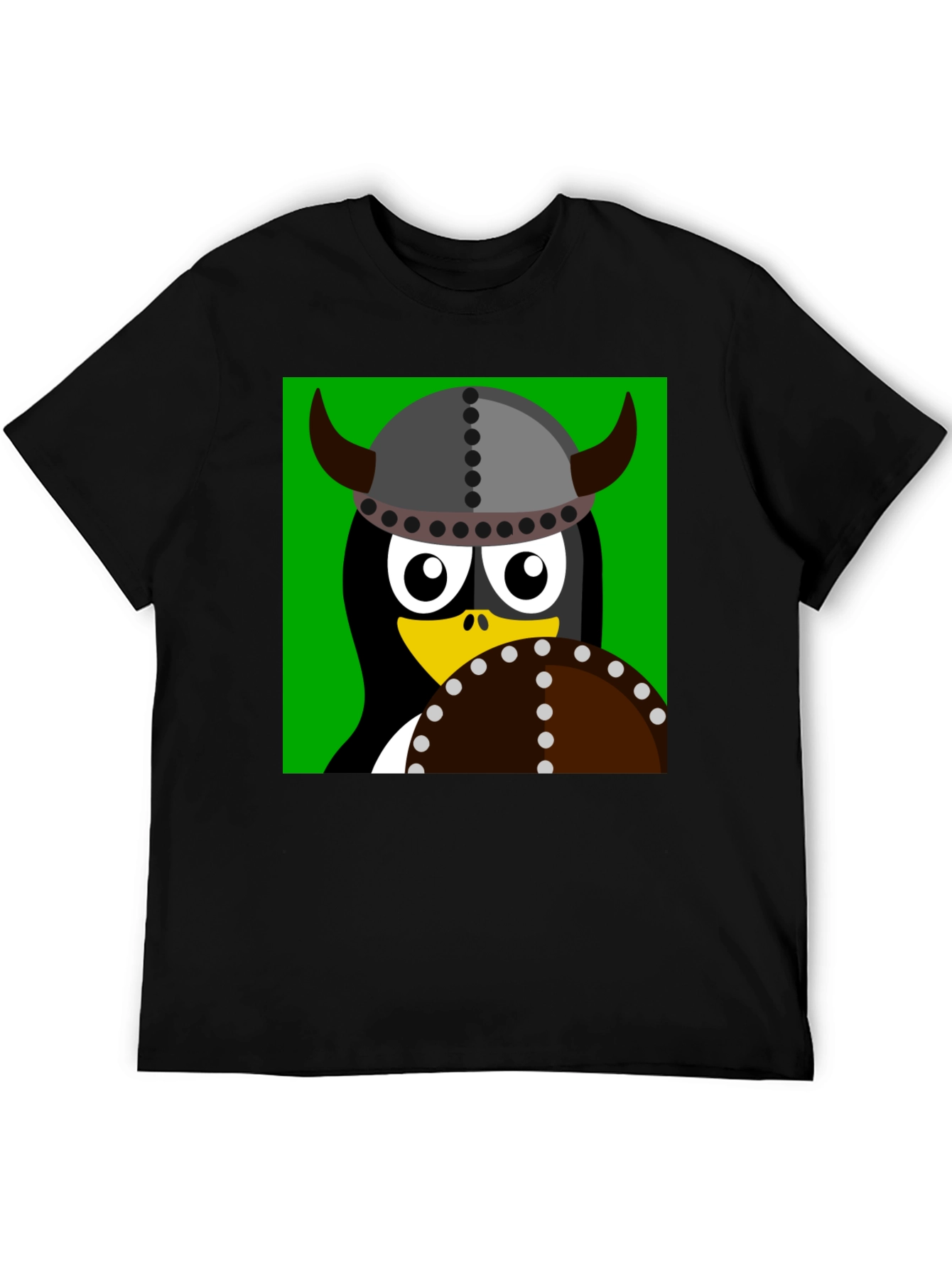 Black Viking Penguin Graphic T-Shirt - Black view 5