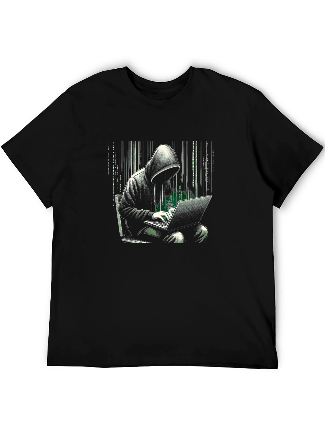 Hacker Graphic Tee - Tech Style Shirt - 5