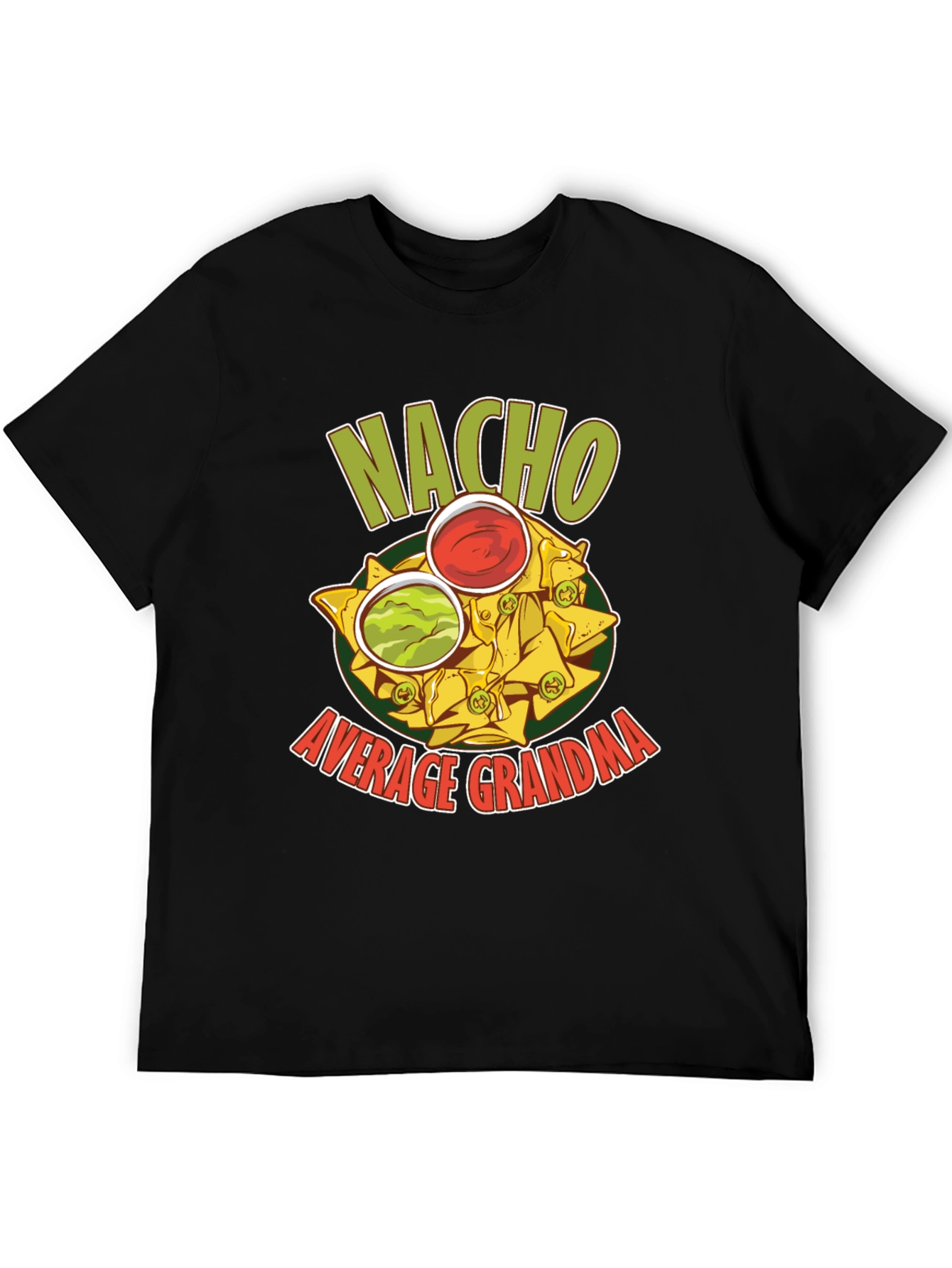 Black Nacho Average Grandma Graphic T-Shirt view 5