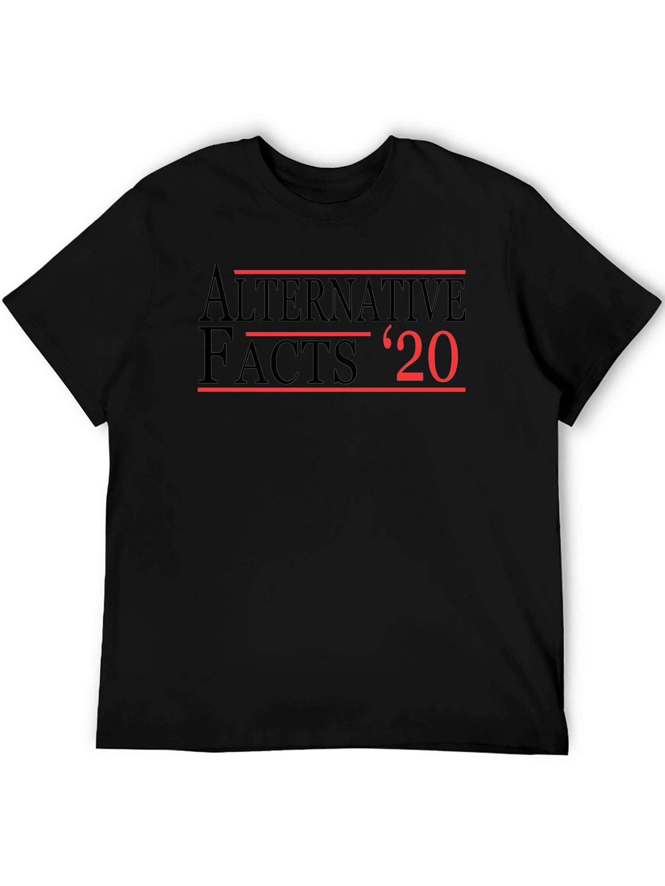 Black Alternative Facts '20 Graphic Tee view 5