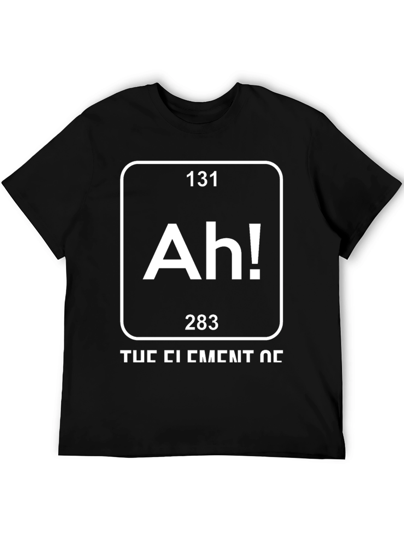 Black Ah! The Element of Fun T-Shirt view 5