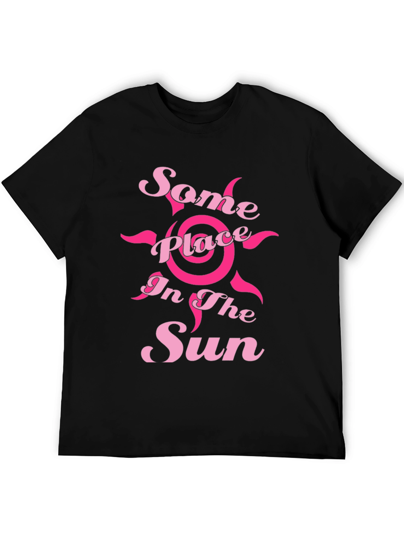Black Some Place in the Sun Black Graphic Tee view 5