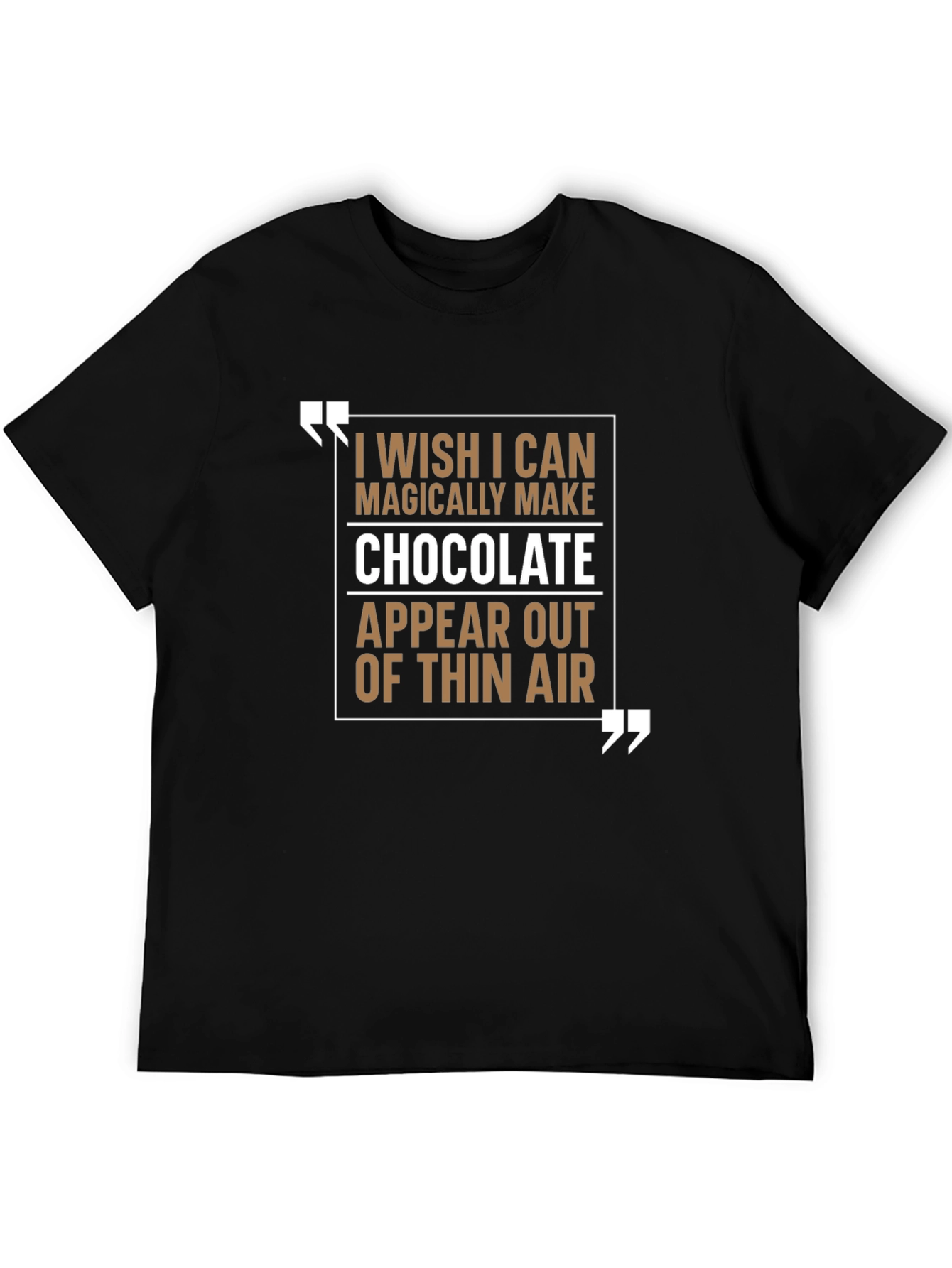 Black Chocolate Wish T-Shirt: Magically Delicious Style view 5