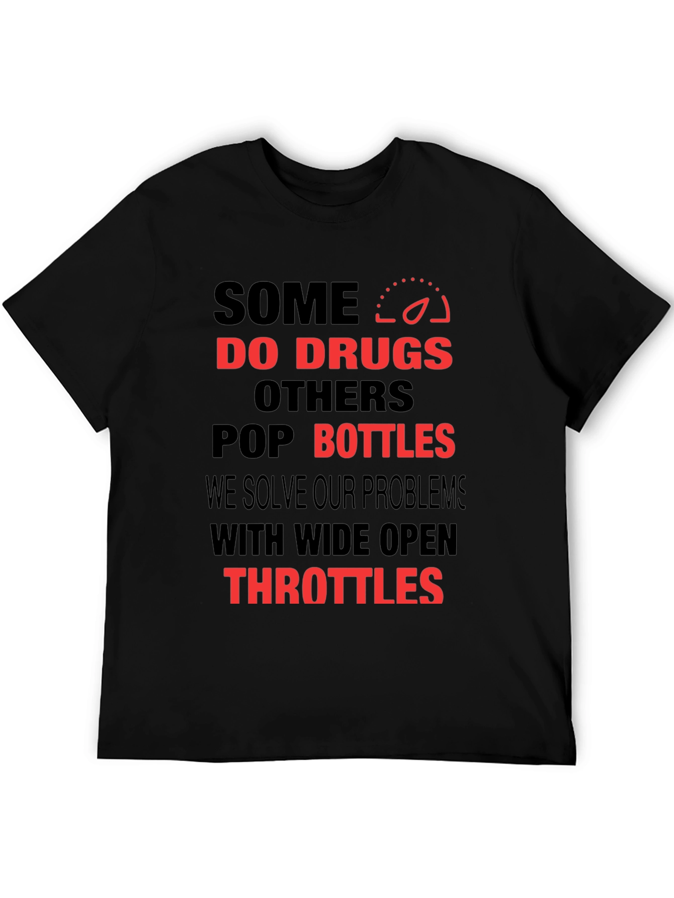 Black Some Do Drugs T-Shirt view 5