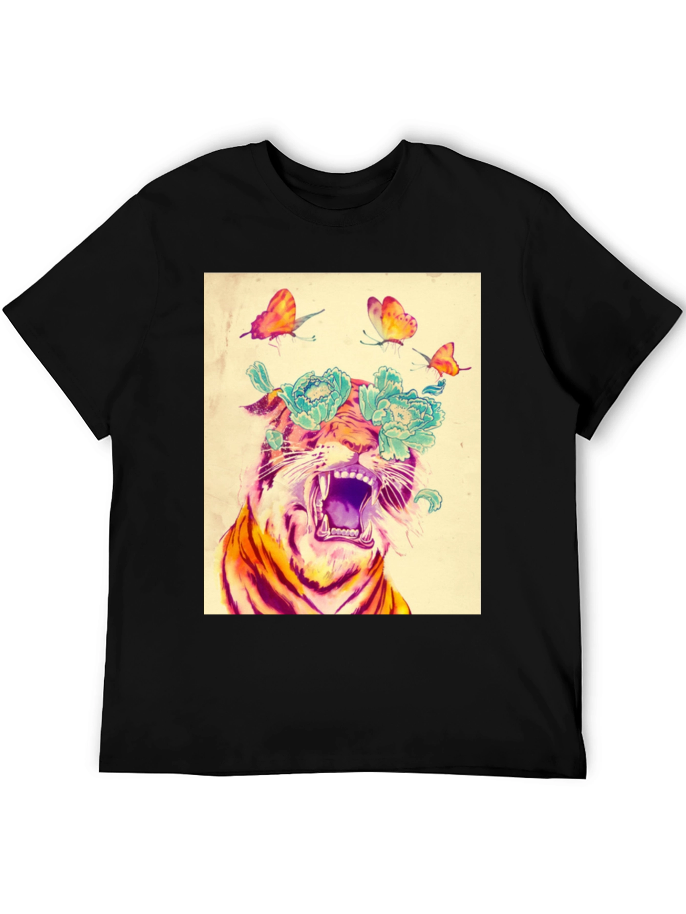 Black Tiger Graphic Tee view 5