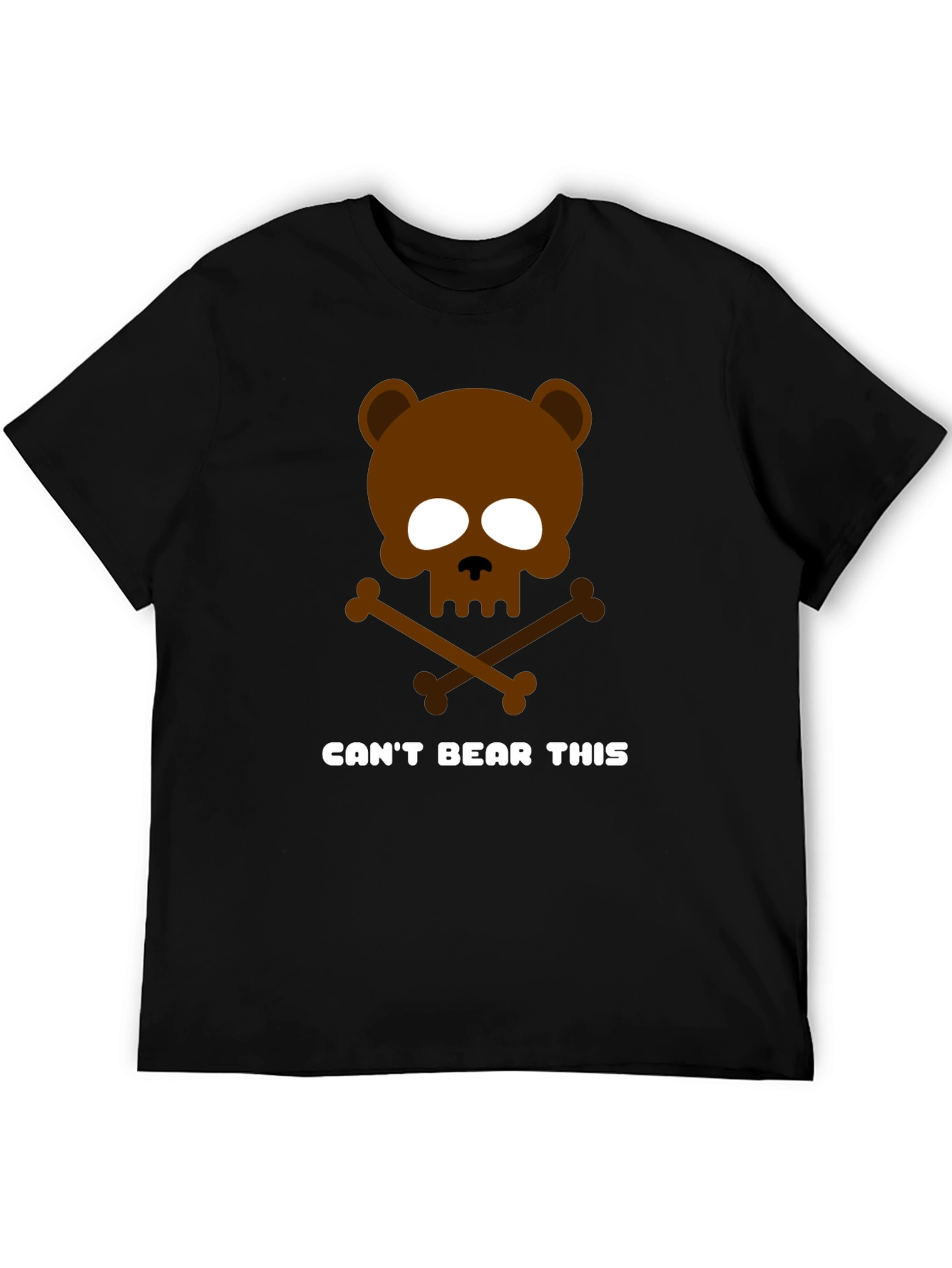 Black Can't Bear This Graphic T-Shirt view 5