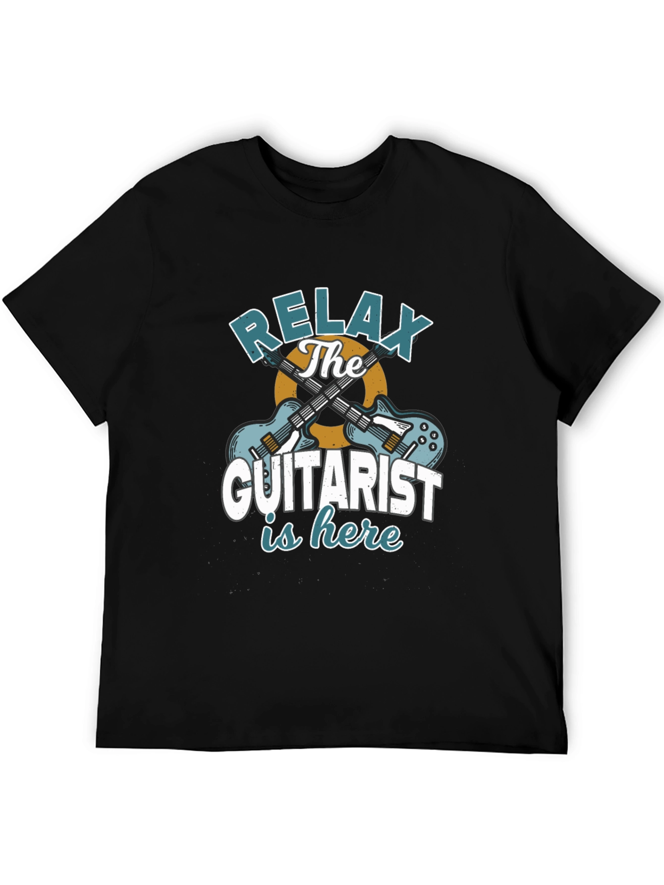 Relax The Guitarist is Here Graphic T-Shirt - 5