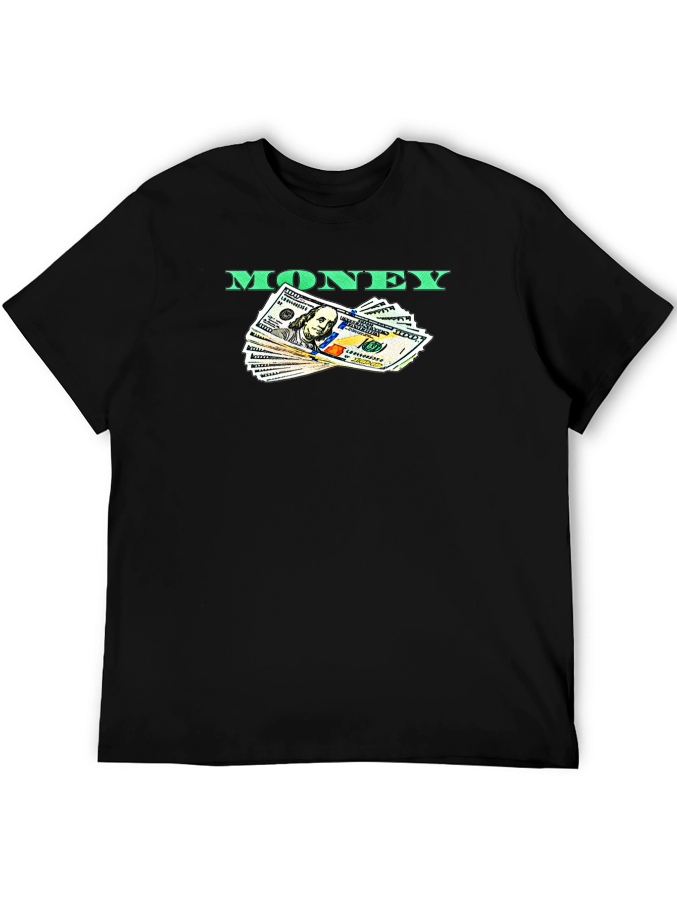 Money Graphic Tee - Black - 5