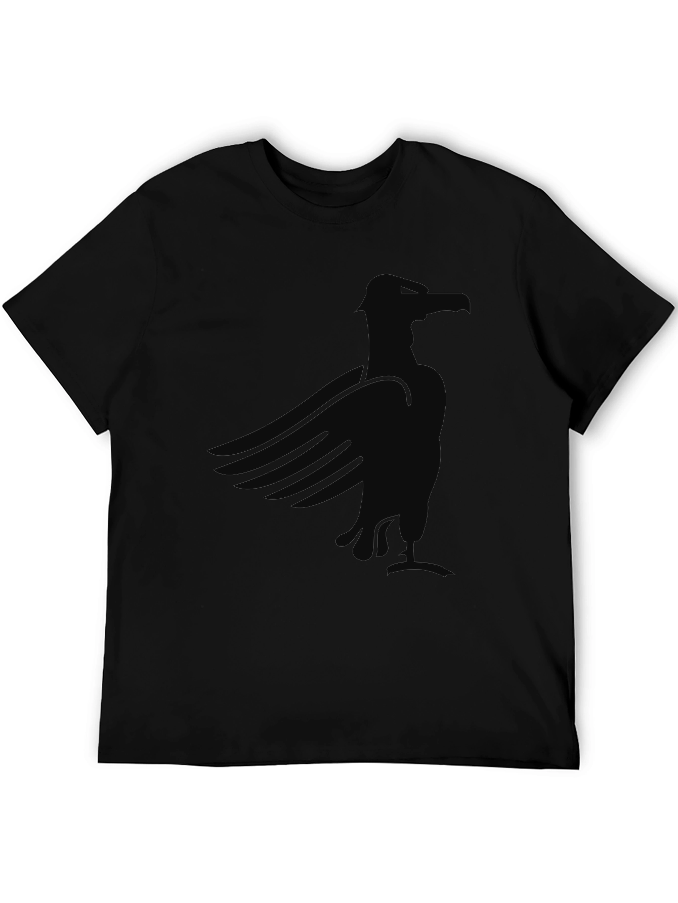 Black Black Eagle Graphic Tee - Men's Casual Shirt view 5