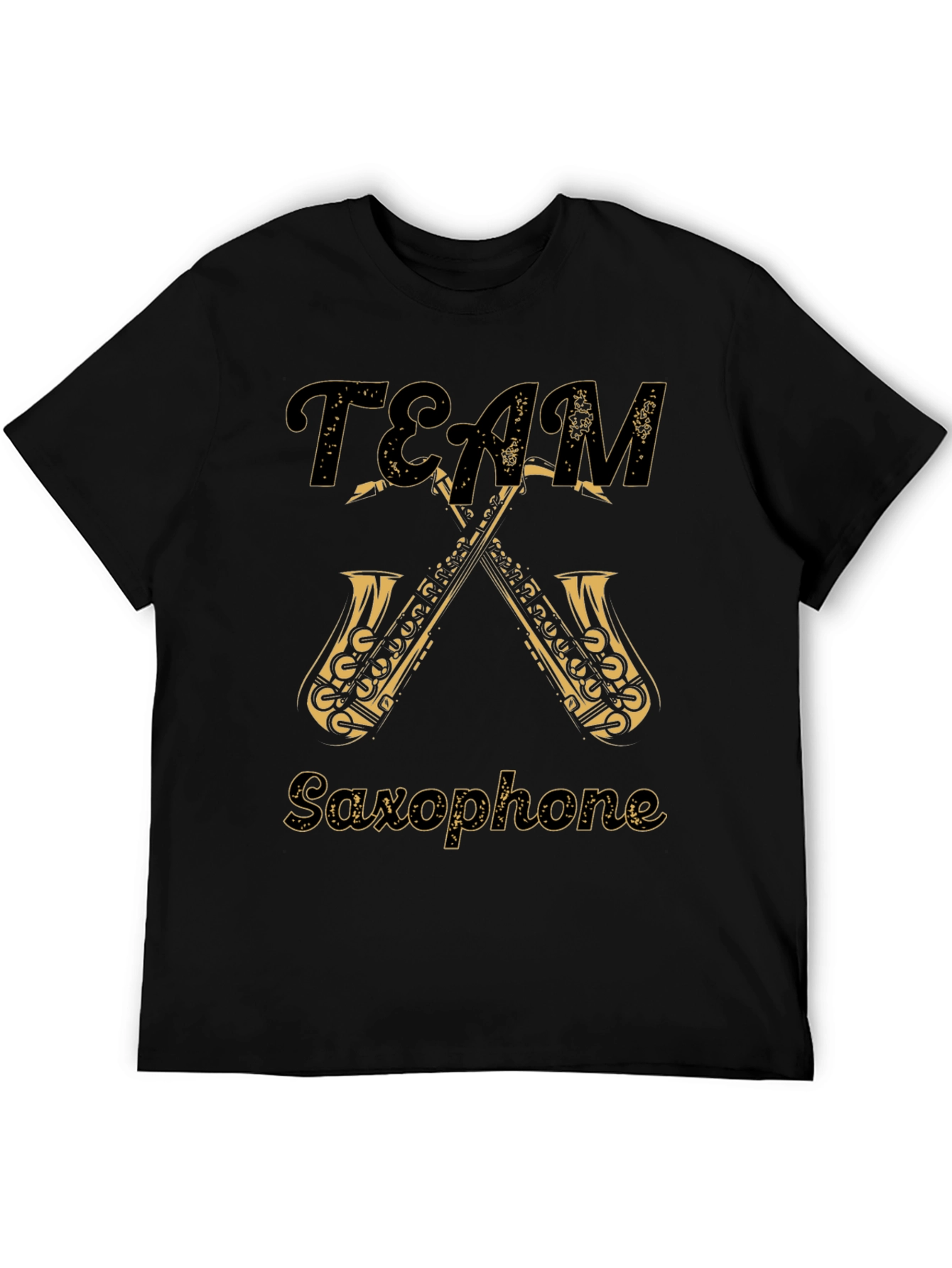Team Saxophone T-Shirt - Musical Instrument Tee - 5