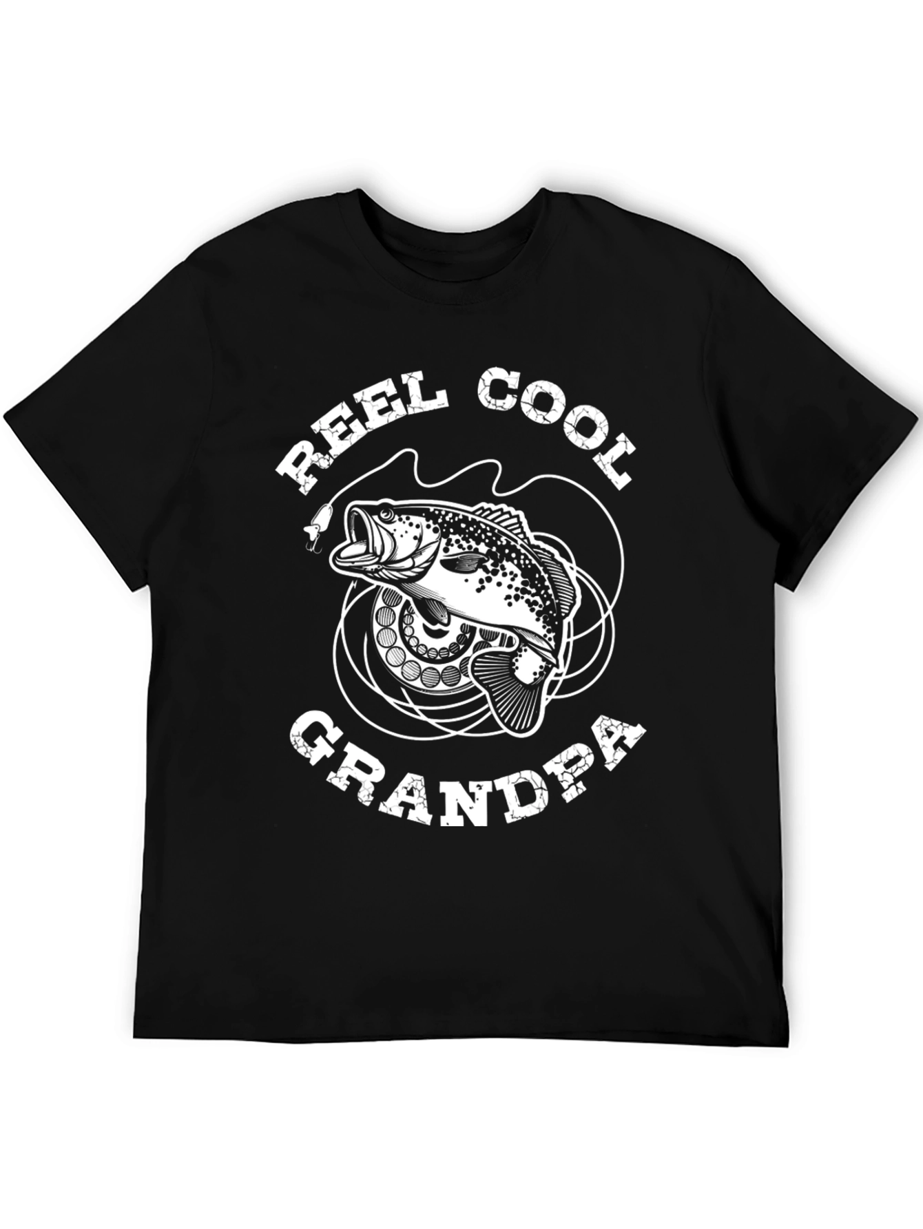 Reel Cool Grandpa Fishing T-Shirt - 5