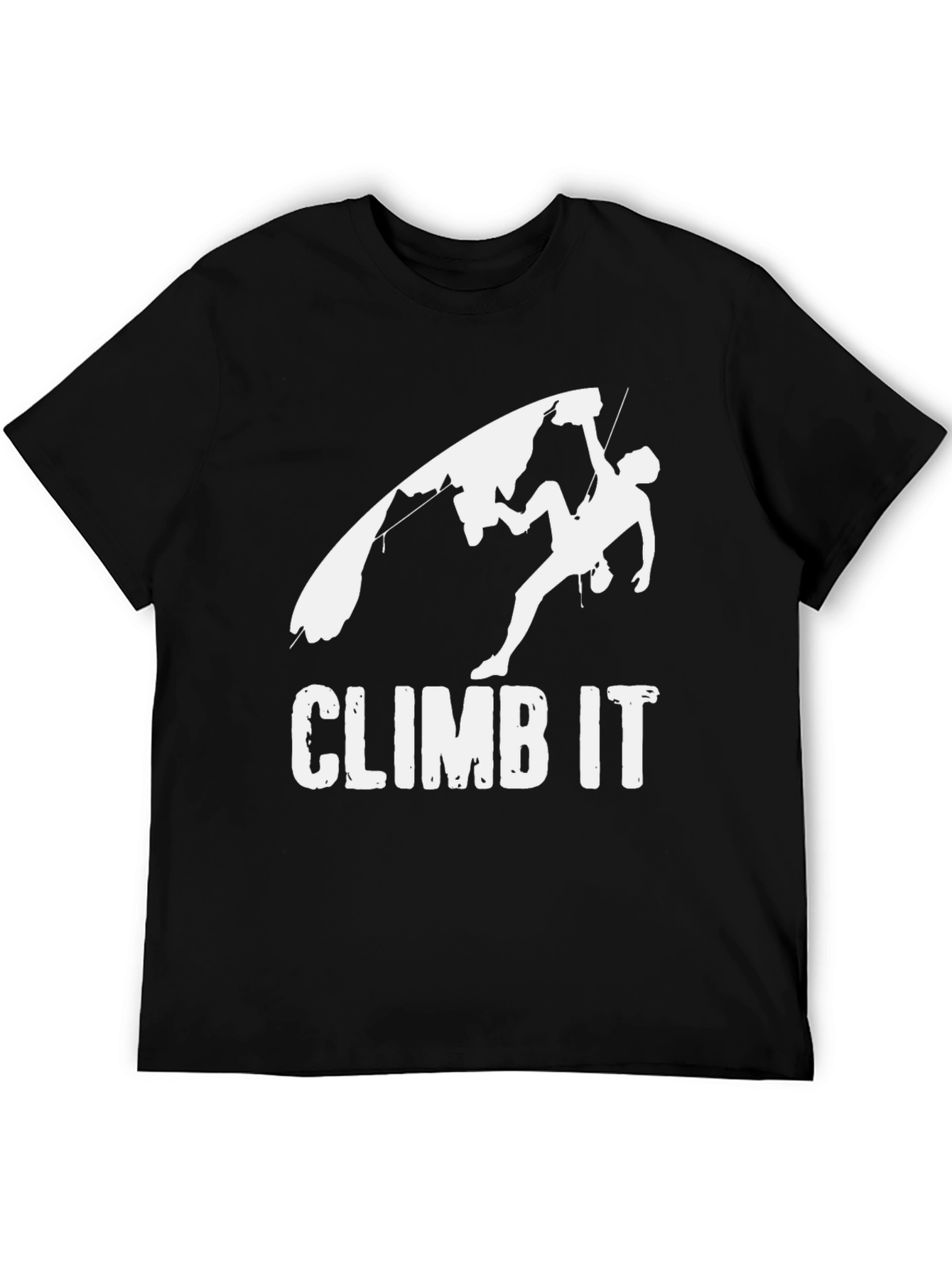Black Climb It Graphic Tee - Adventure Awaits! view 5