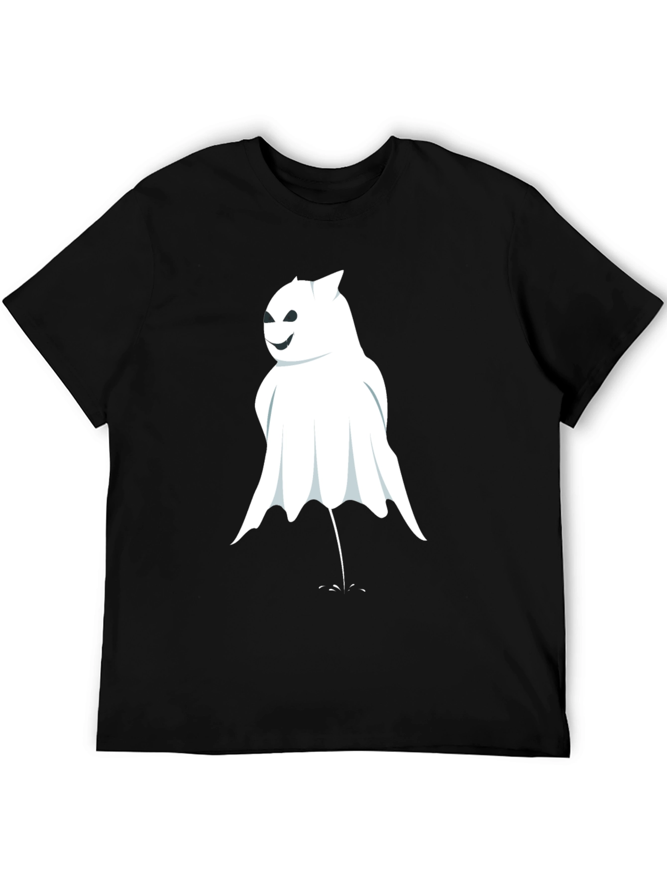 Black Ghostly Fun Black T-Shirt view 5