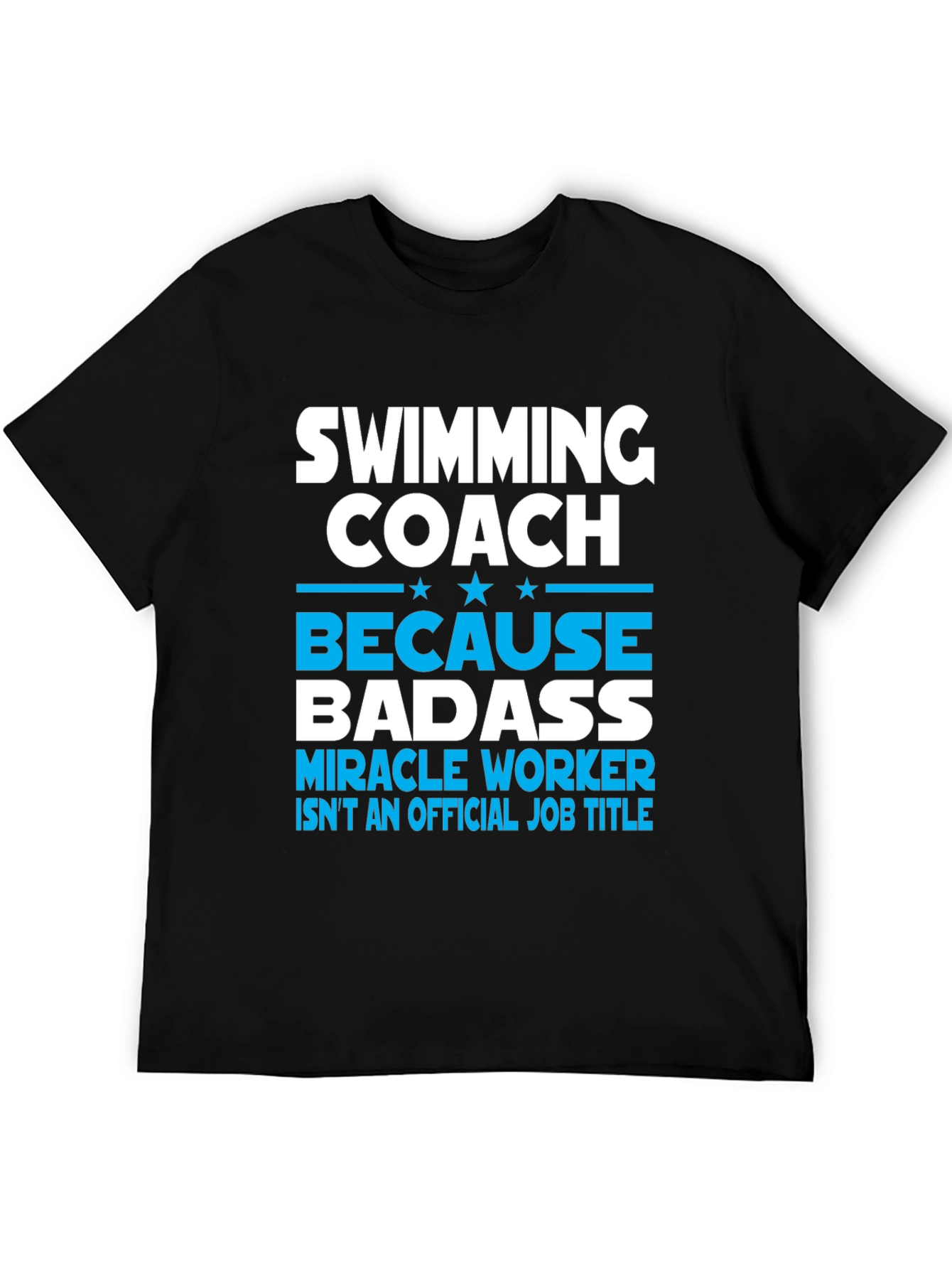 Swimming Coach Badass T-Shirt - 5
