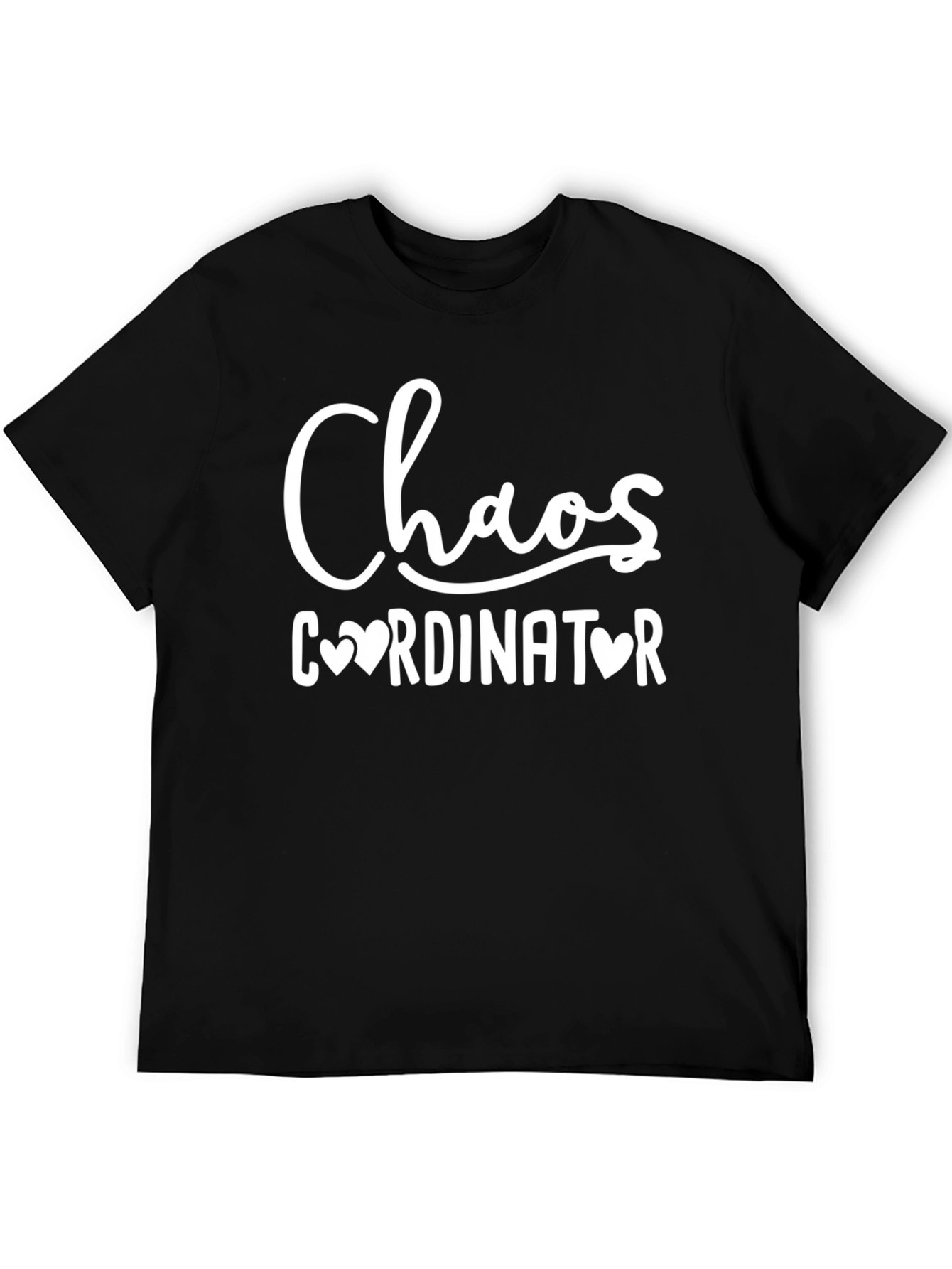 Black Chaos Coordinator Graphic Tee - Black T-Shirt view 5