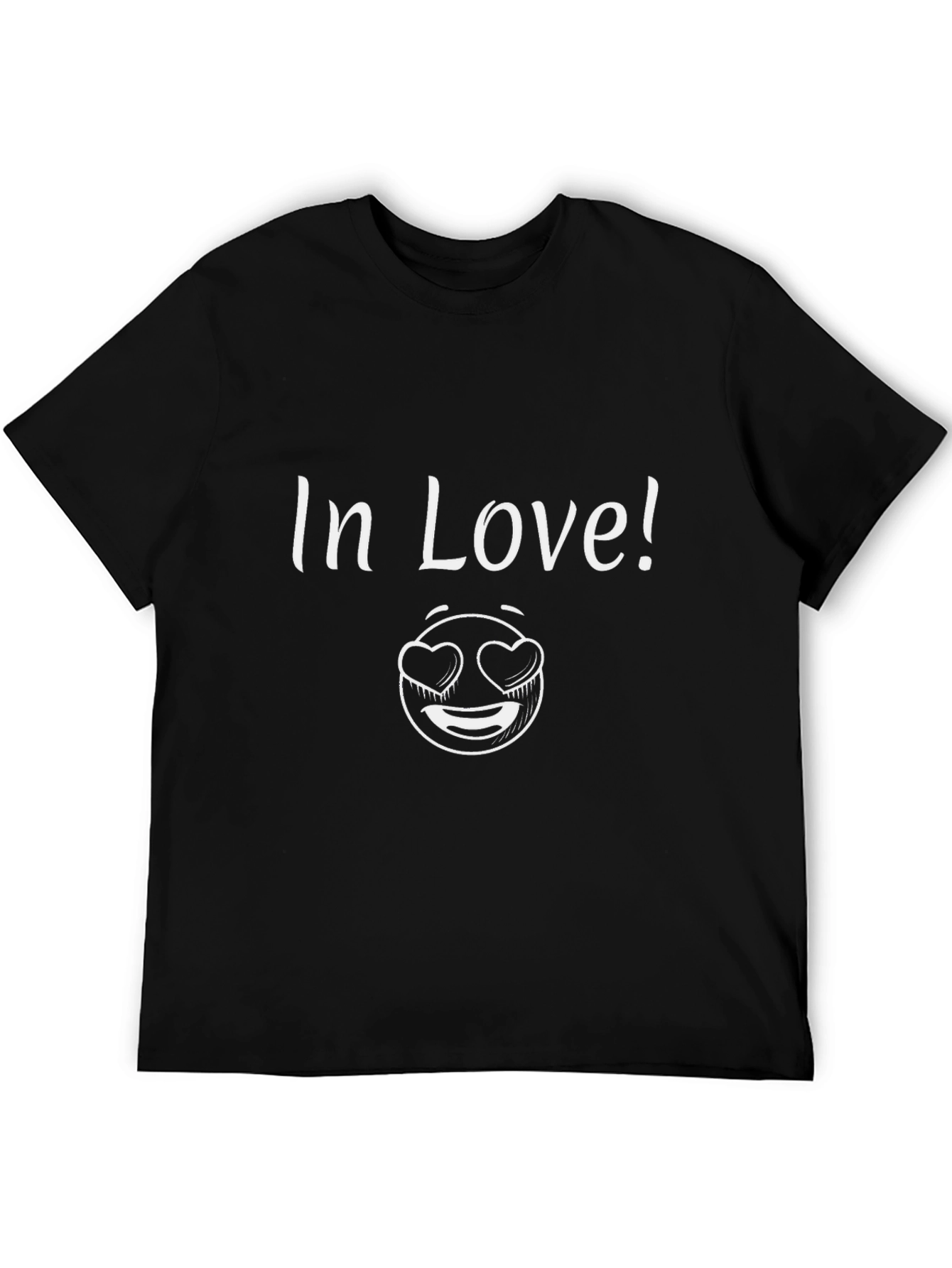 Black In Love Emoji T-Shirt - Cute and Stylish Black Tee view 5