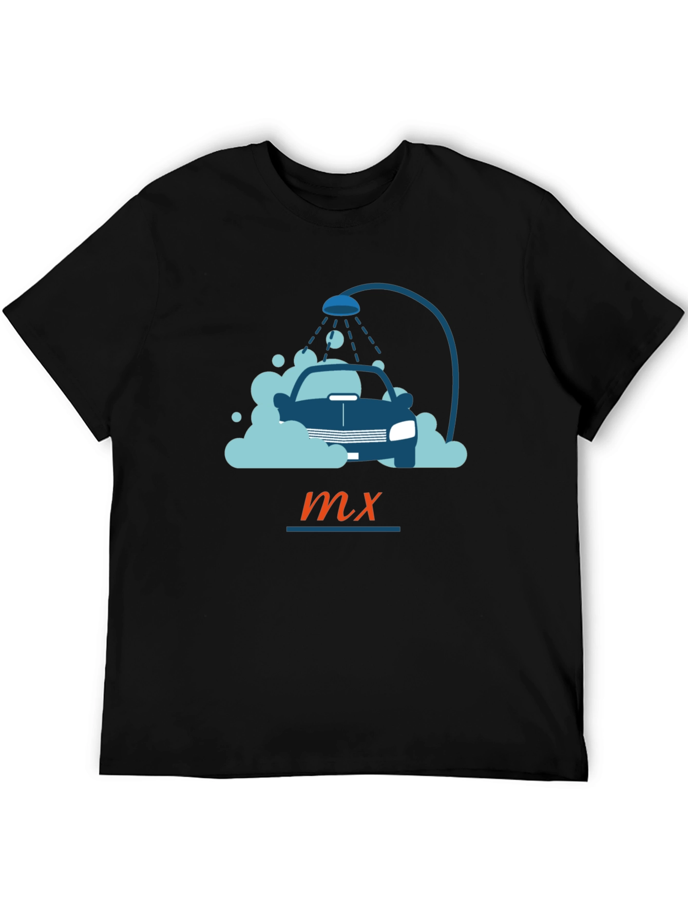 Black Black Car Wash Graphic T-Shirt view 5