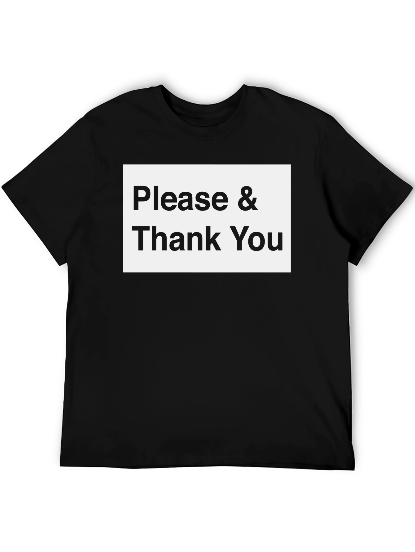 Black Please & Thank You Black T-Shirt view 5