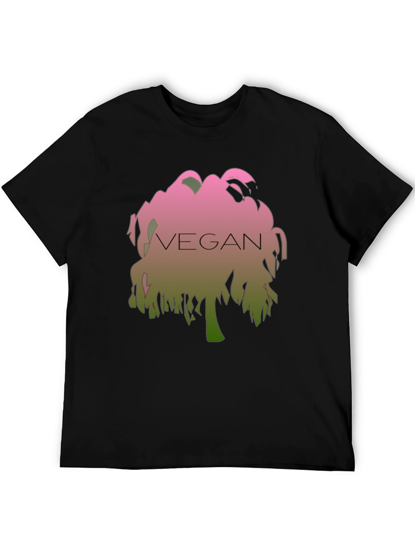 Black Vegan Graphic T-Shirt - Stylish and Comfortable view 5