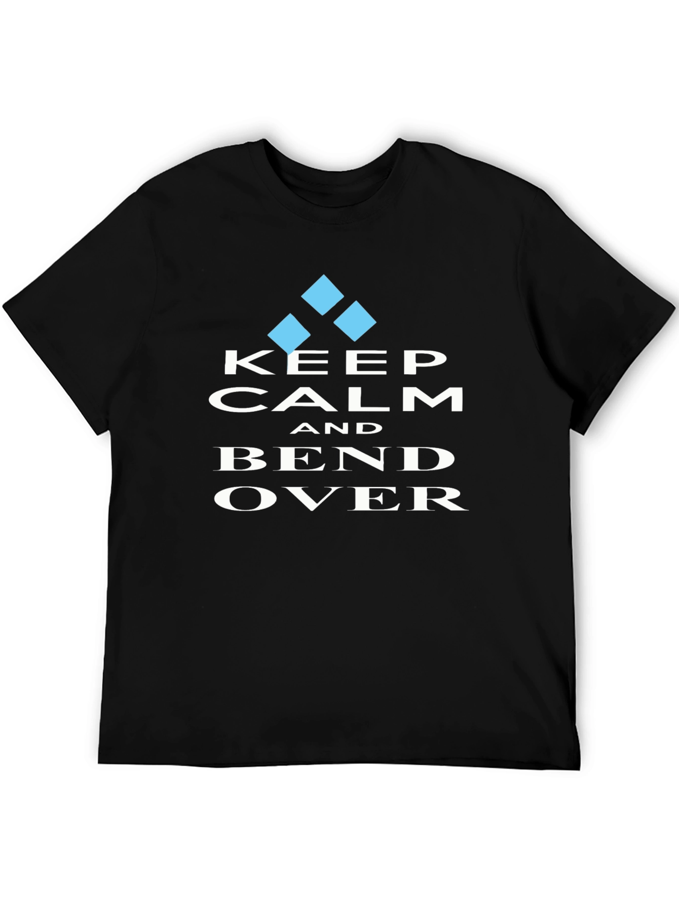 Black Keep Calm & Bend Over Graphic T-Shirt view 5