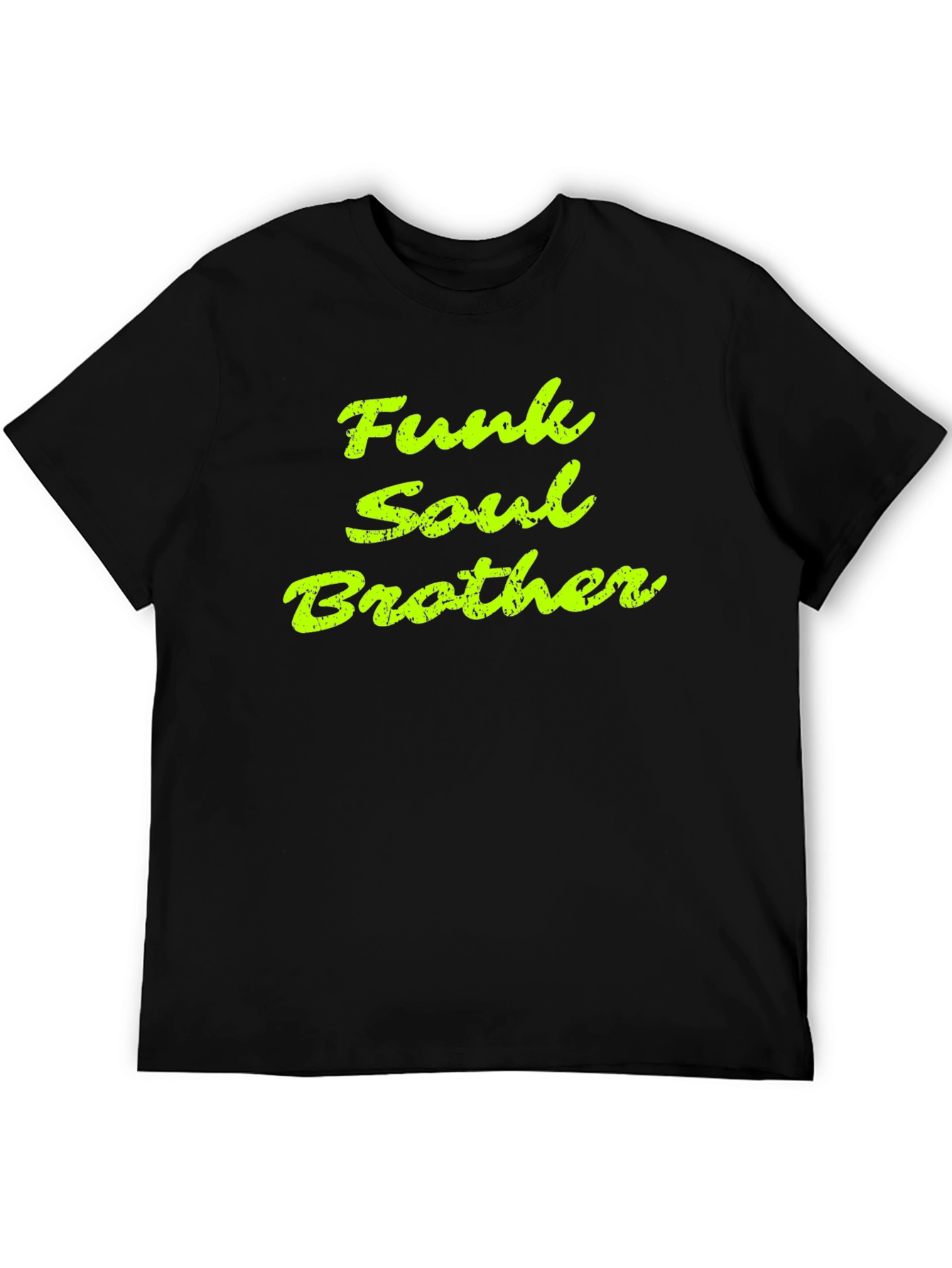 Black Funk Soul Brother Graphic Tee - Classic Black T-Shirt view 5