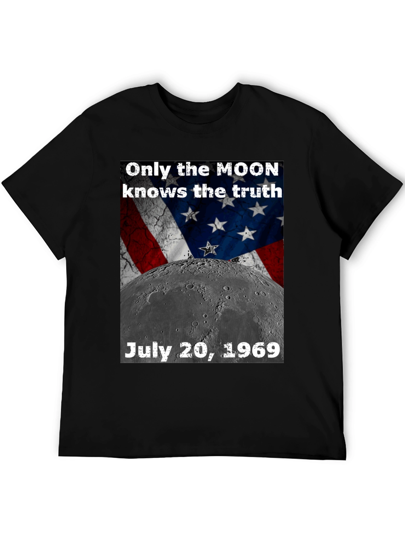 Black Moon Landing Conspiracy T-Shirt view 5