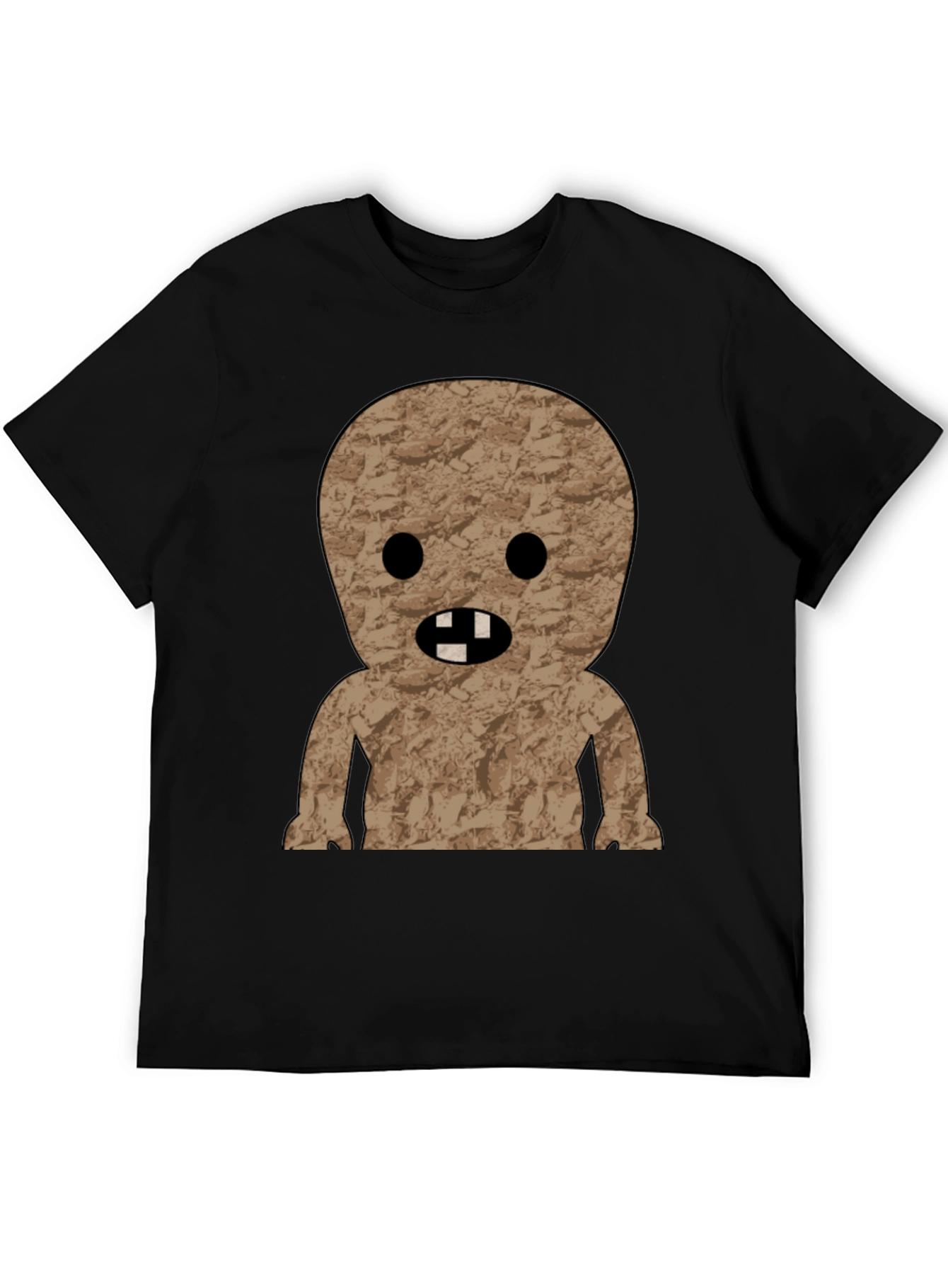 Black Humorous Desert Creature Graphic T-Shirt view 5