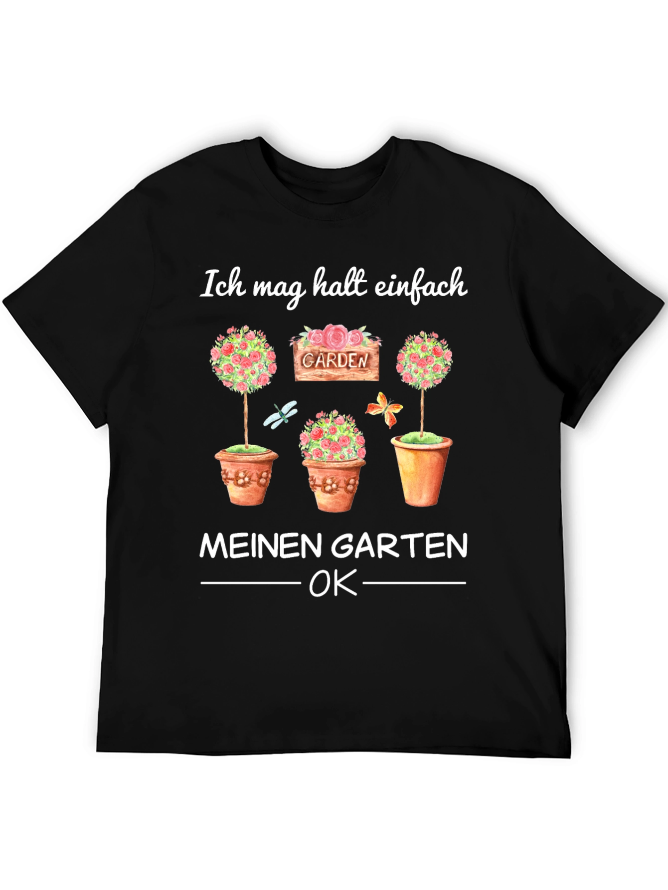 Black Ich Mag Meinen Garten T-Shirt view 5