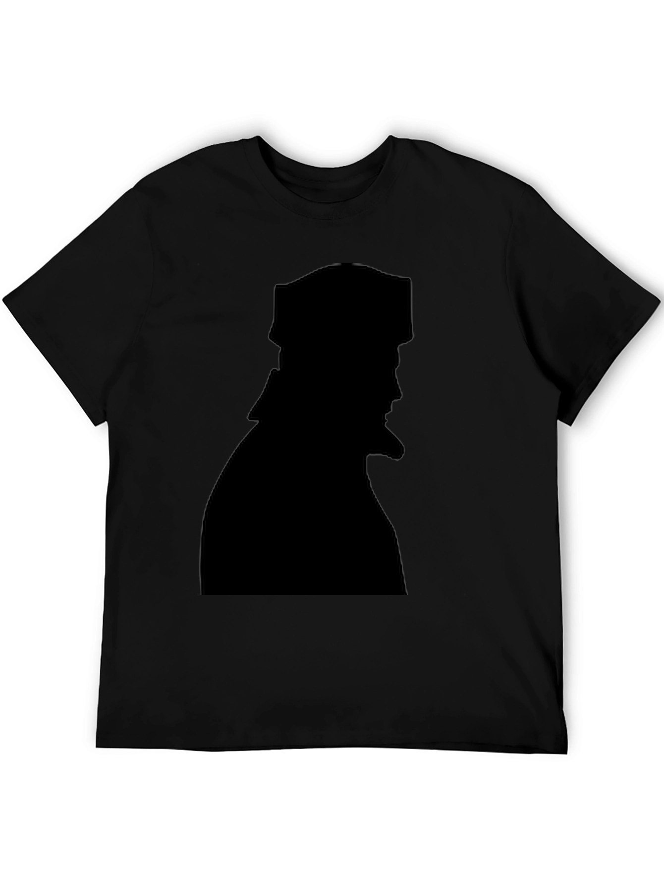 Black Silhouette Graphic Tee - Black view 5