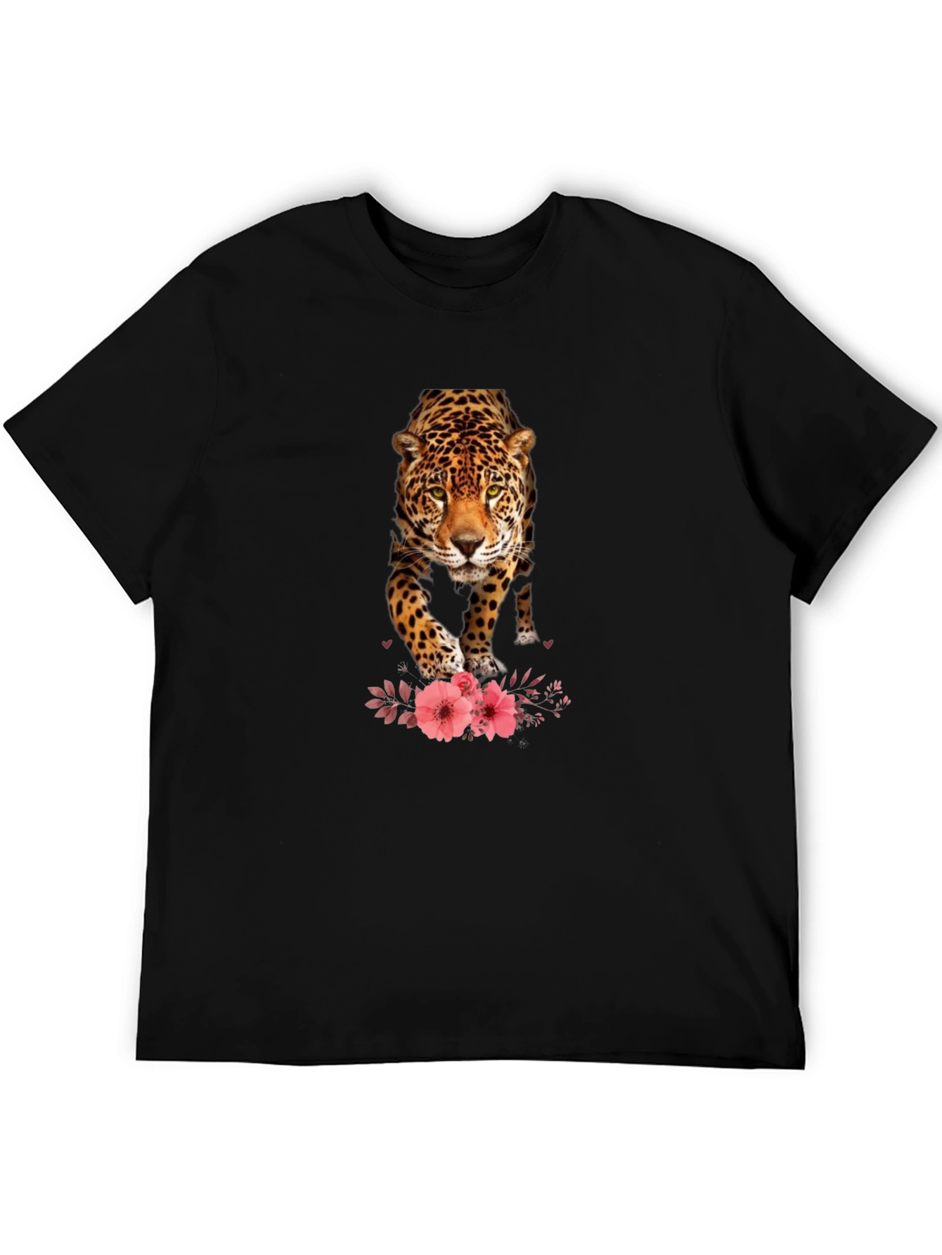 Black Jaguar Graphic Print T-Shirt view 5