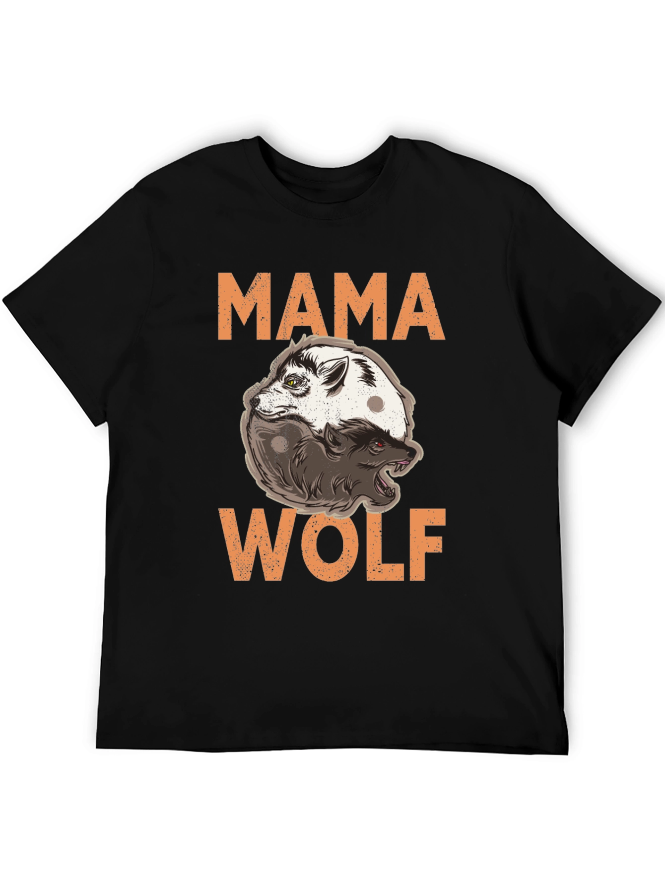 Black Mama Wolf Graphic Tee view 5