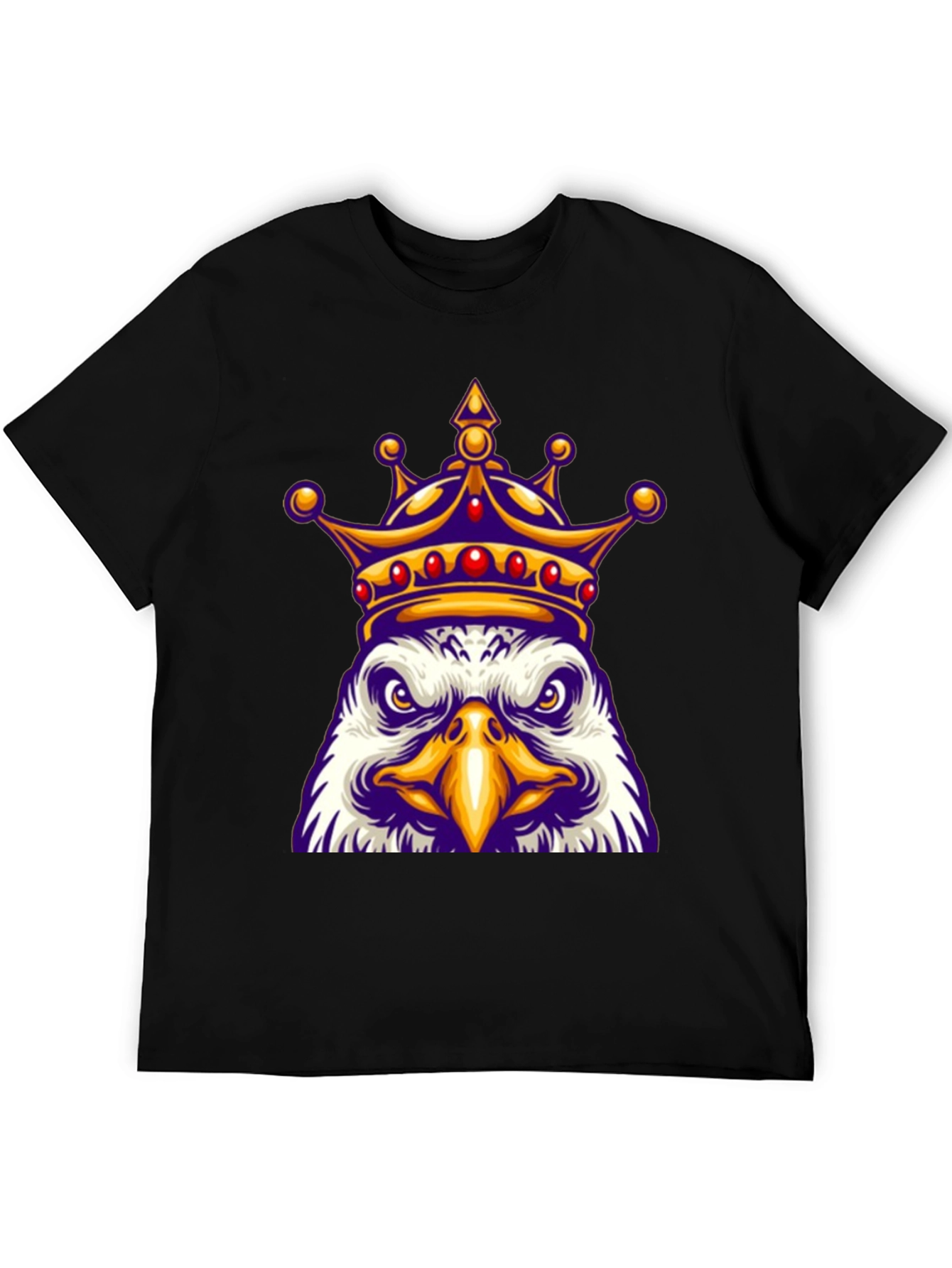 Black King Eagle Graphic T-Shirt view 5
