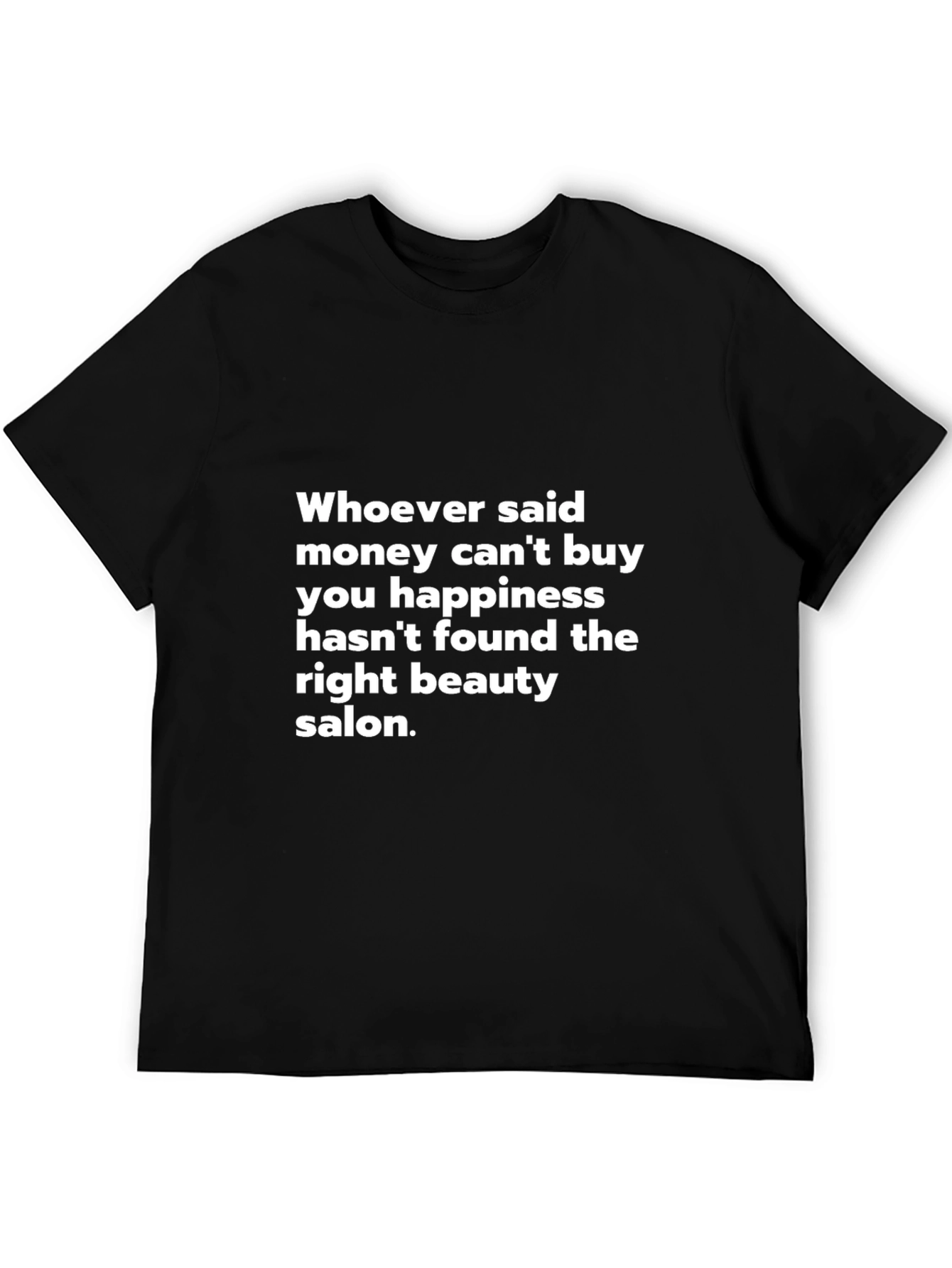 Black Humorous Beauty Salon Graphic Tee view 5