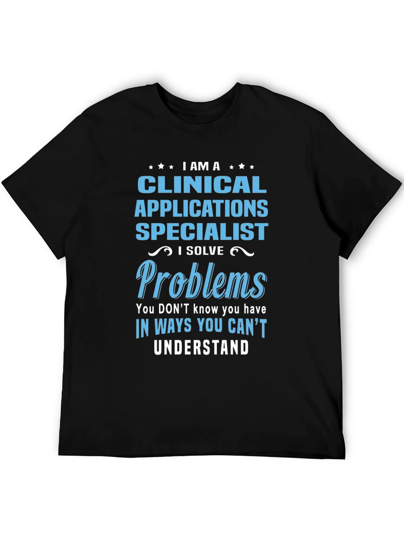 Black Clinical Applications Specialist T-Shirt view 5
