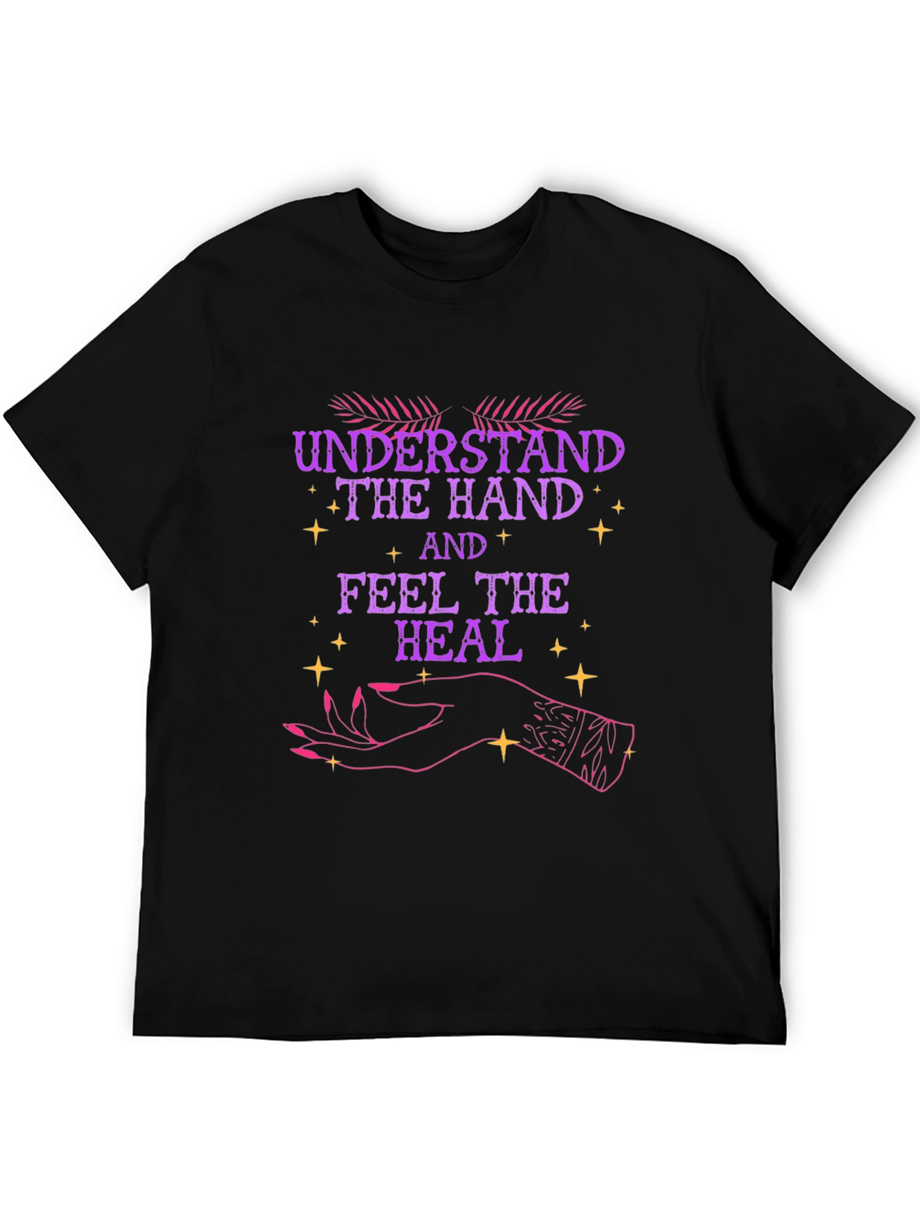 Black Understand the Hand Graphic T-Shirt view 5