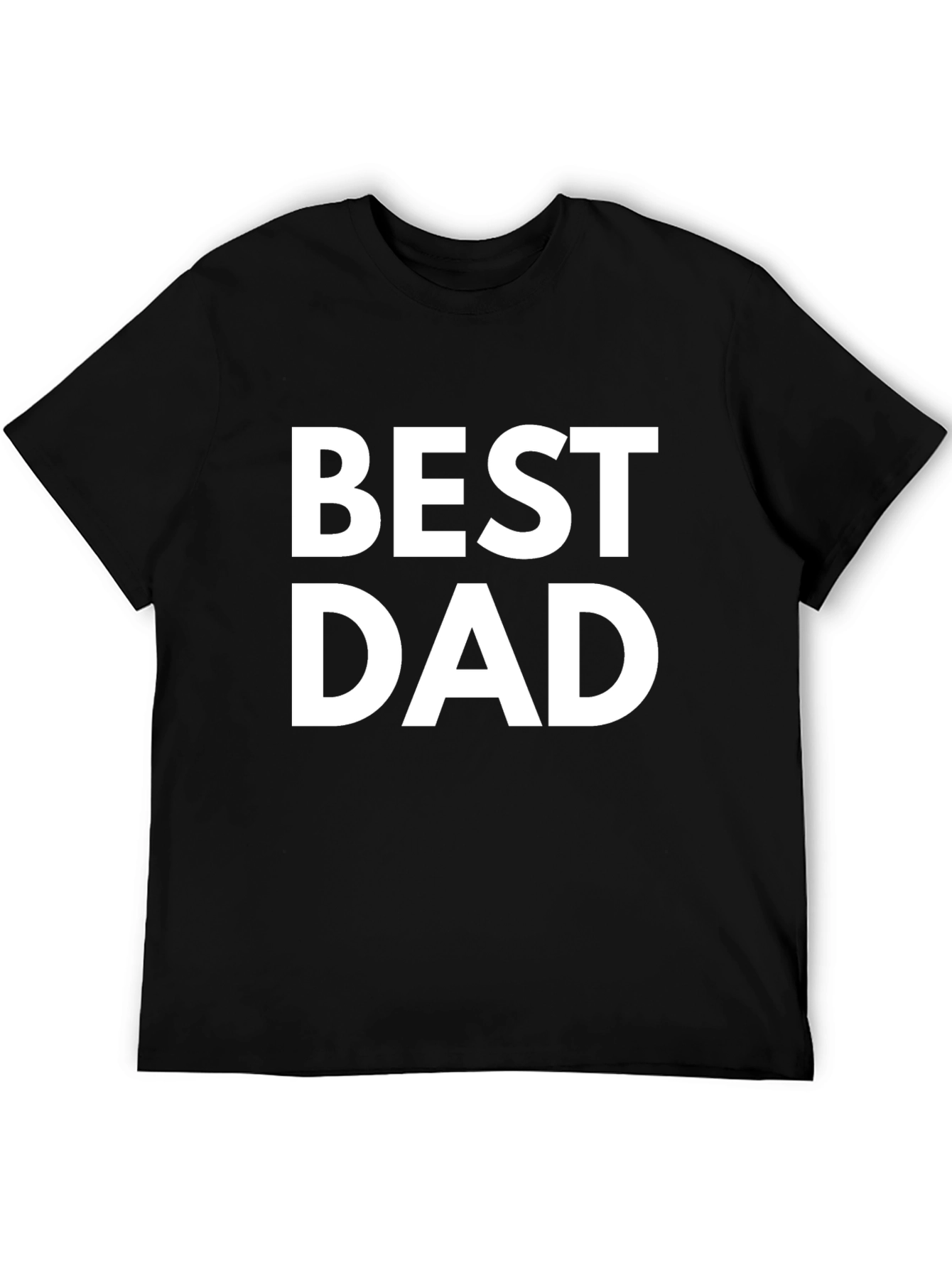 Black Best Dad T-Shirt - Classic Fit view 5