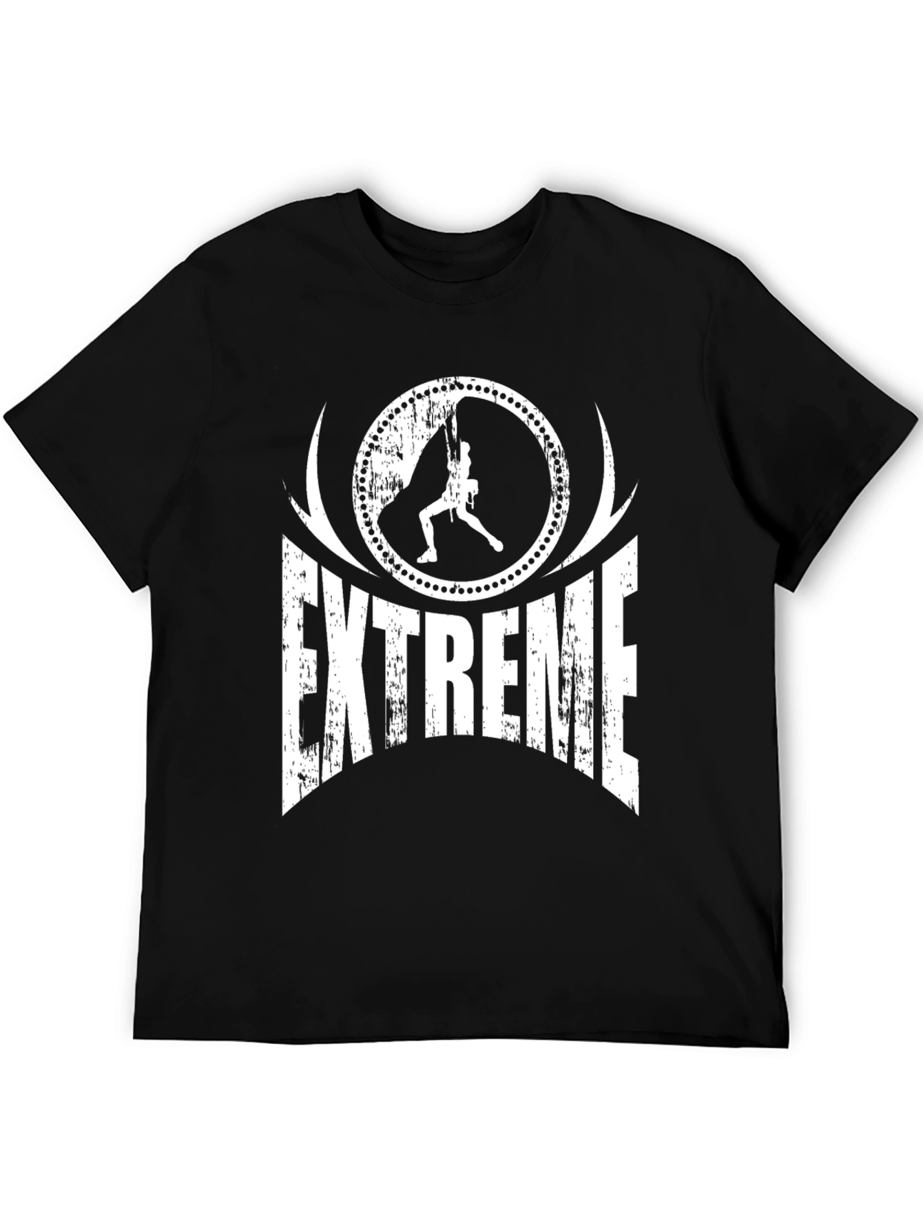 Black Extreme Sports Graphic T-Shirt view 5