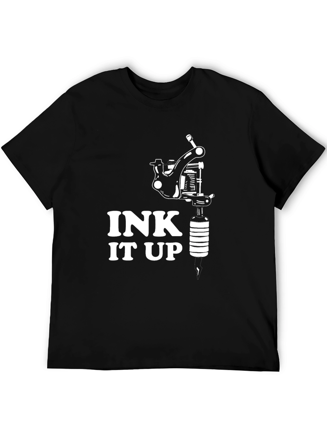 Black Ink It Up Tattoo T-Shirt - Black view 5