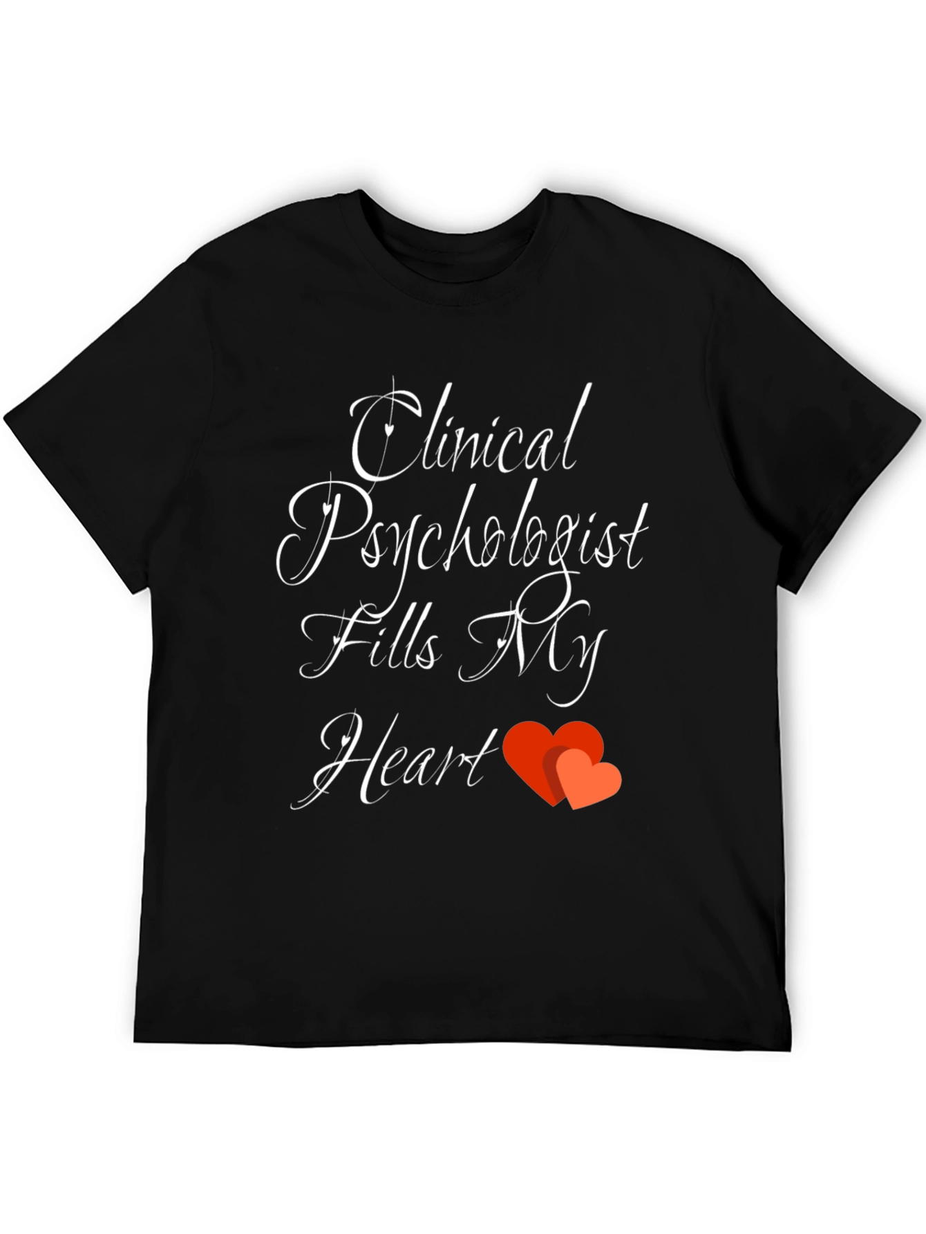 Black Clinical Psychologist Fills My Heart T-Shirt view 5