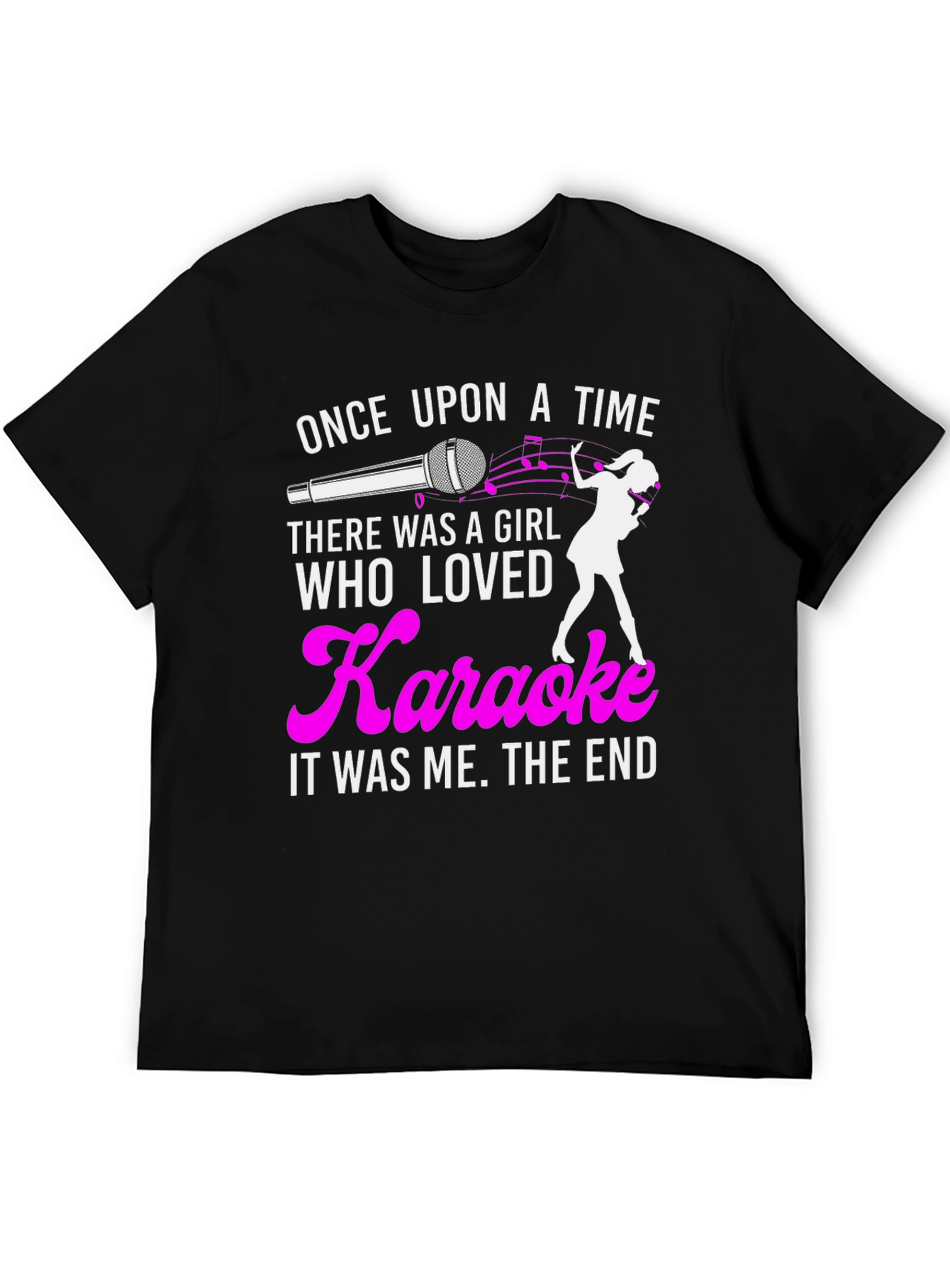 Black Karaoke Lover T-Shirt - Once Upon a Time view 5