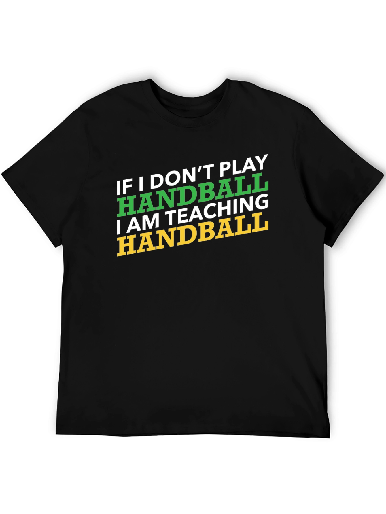 Black Handball Teacher T-Shirt - Funny Handball Gift view 5