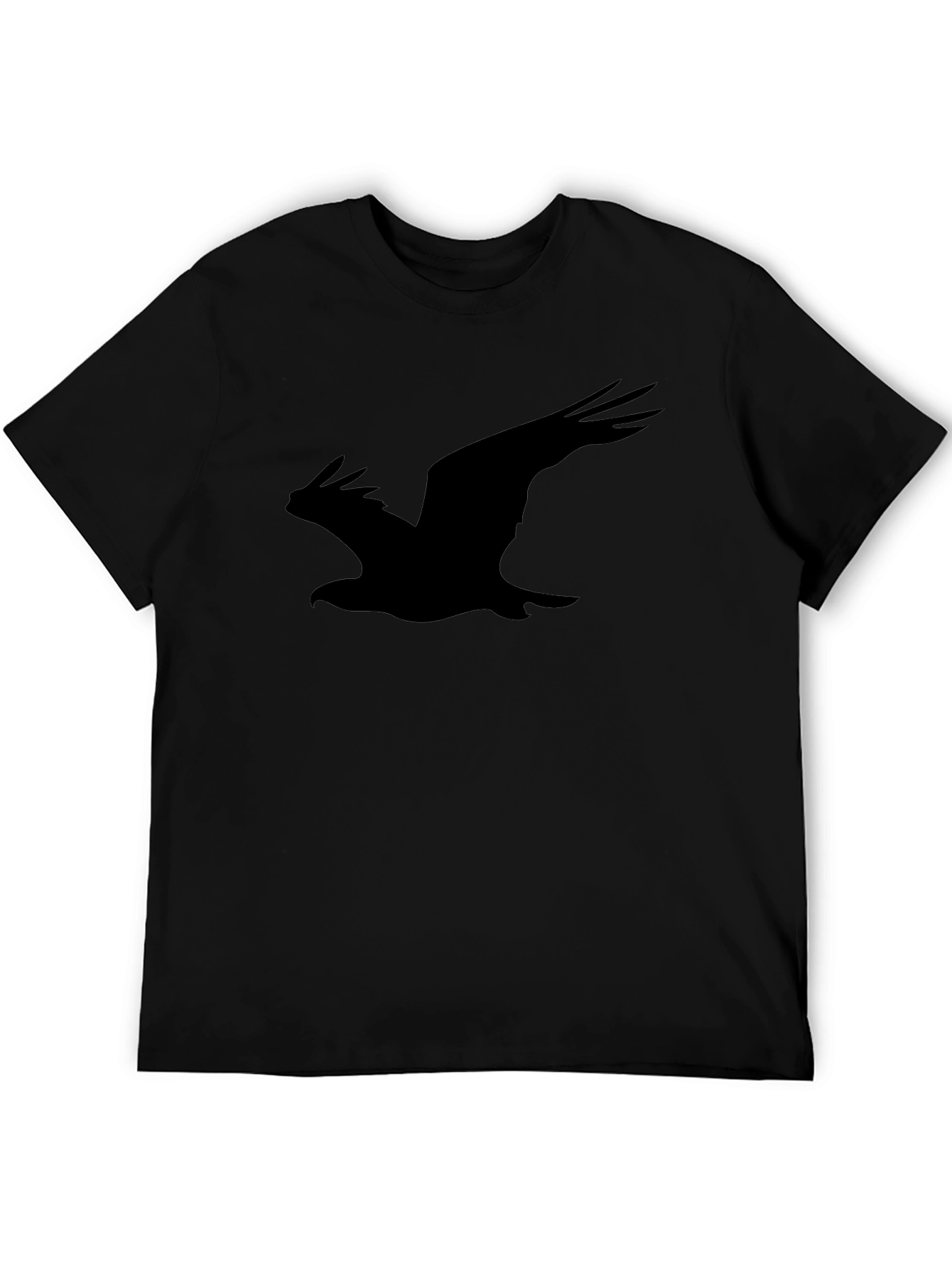 Black Men's Black Eagle Graphic Tee view 5